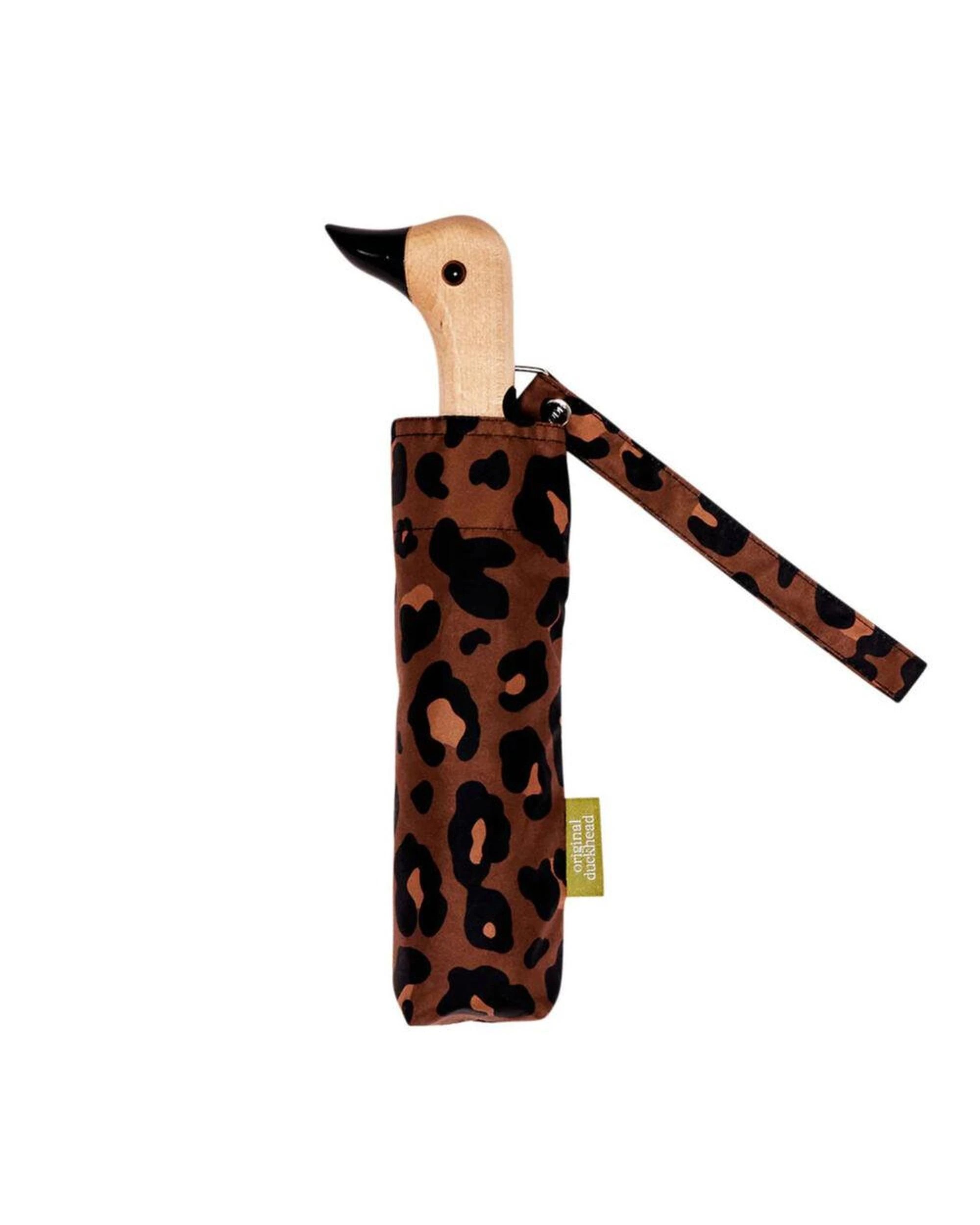1 Original Duckhead Duck Umbrella Compact  Leopard  5 x 7 x 35cm - Multi, 1 of 2