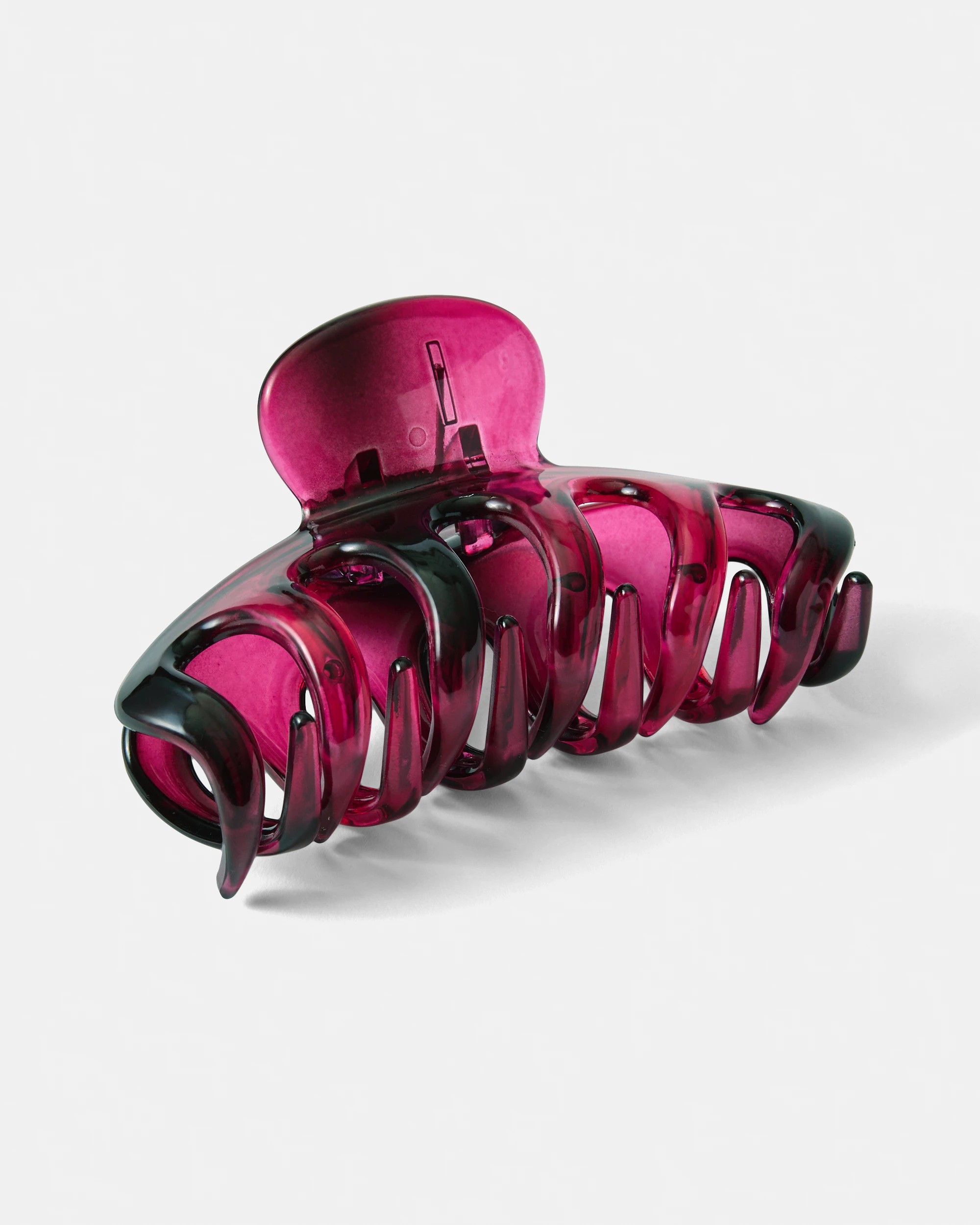 2 Red Jelly Claw Hair Clip, 2 of 3