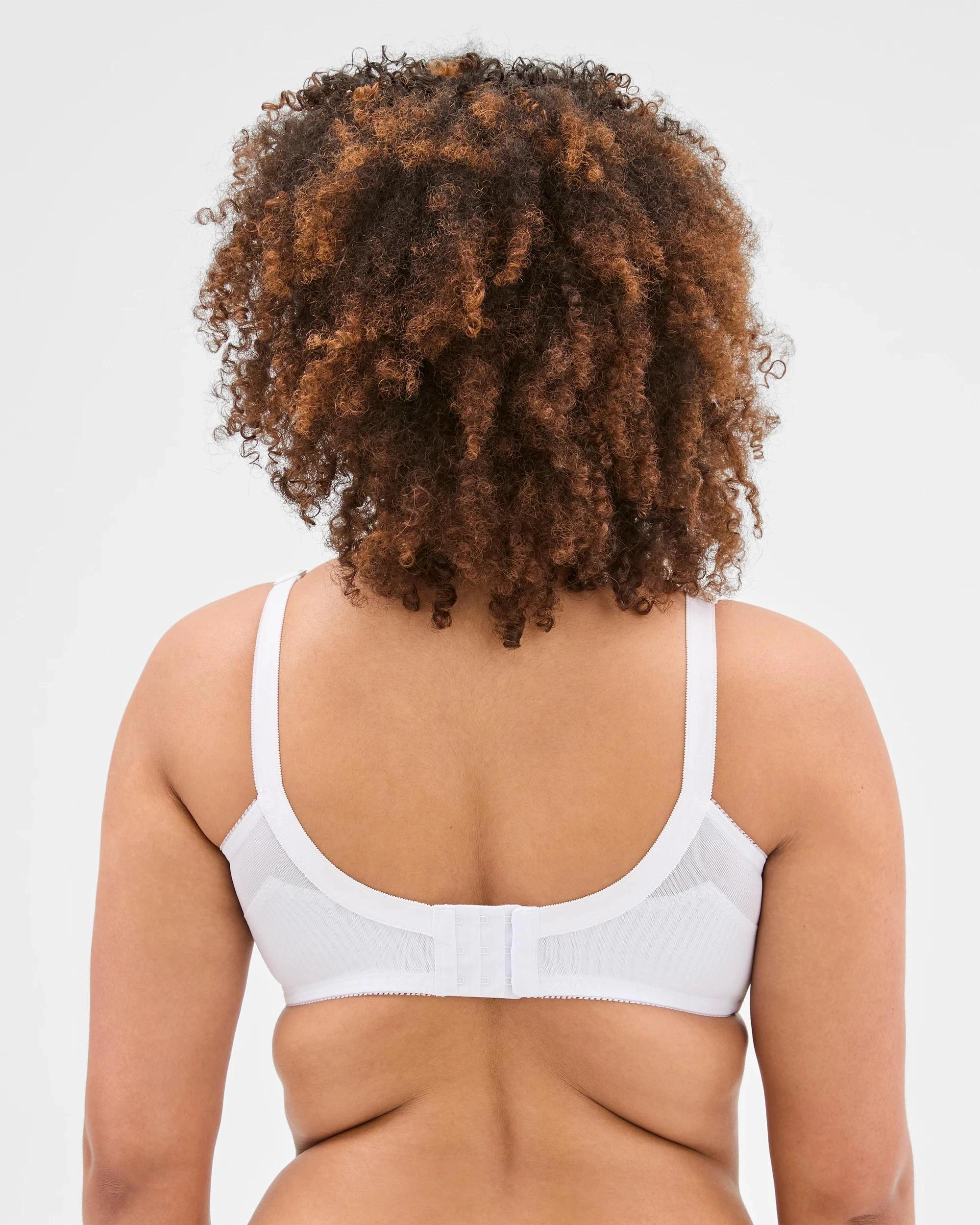 5 Target Plus Size Firm Support Wirefree Bra WHITE, 5 of 5