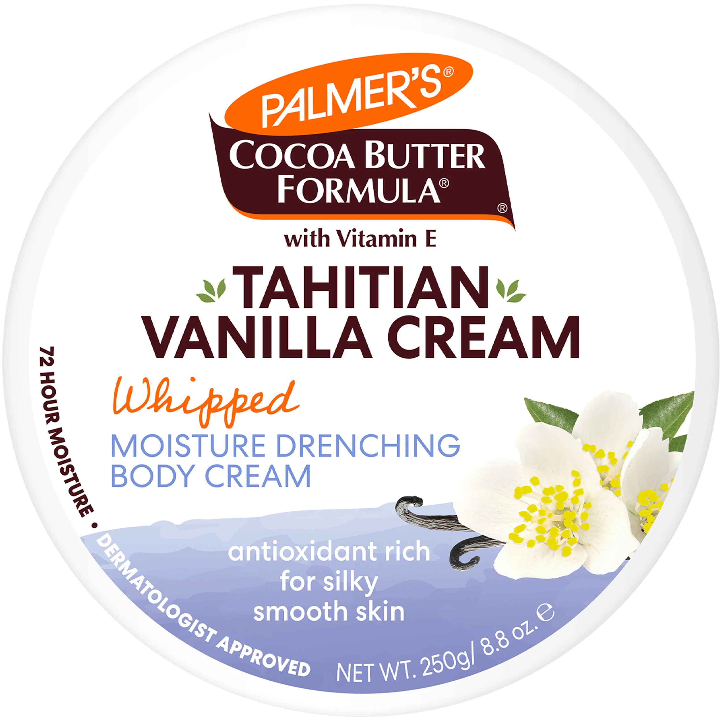 3 Palmer's Tahitian Vanilla Cream Body Cream 250g - Vitamin E, Tahitian Vanilla, Shea Butter and Cocoa Butter Formula, 3 of 7