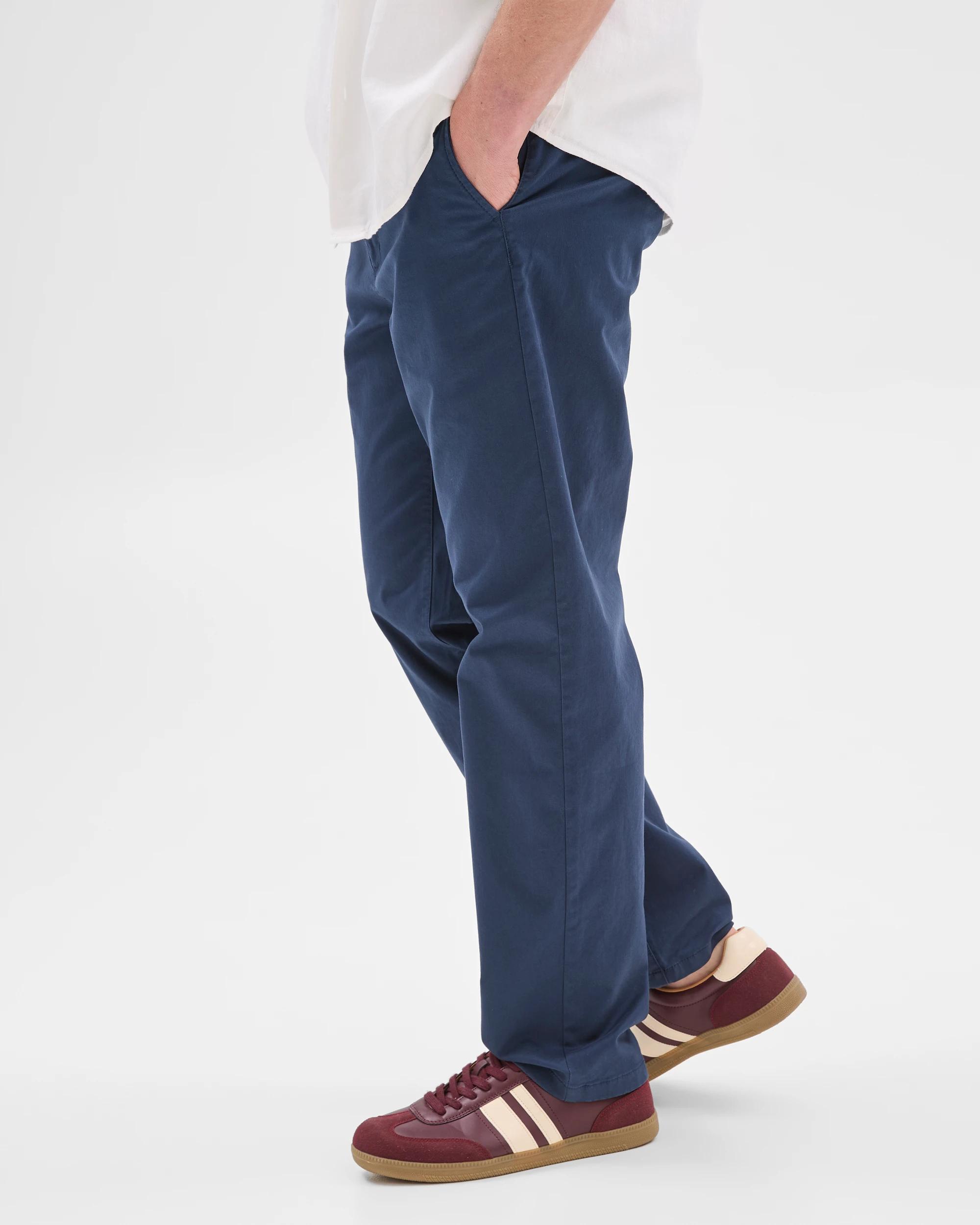 5 Target Australian Cotton Relaxed Fit Chino Pants BLUE NIGHT, 5 of 5