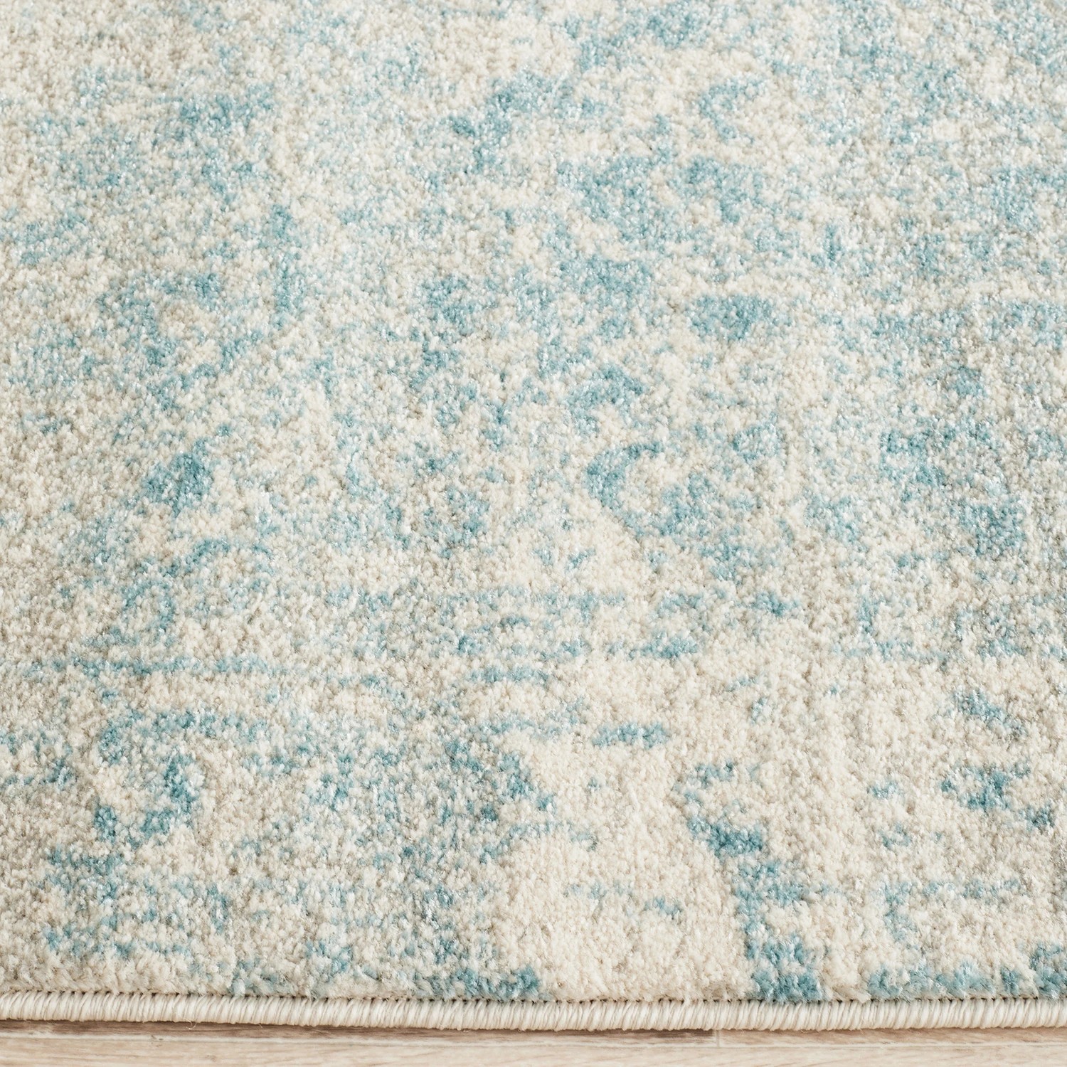 5 Common Ground Rugs Encore 253 400x80cm - Large Runner Power Loomed Pet Friendly Rug - Blue, 5 of 7