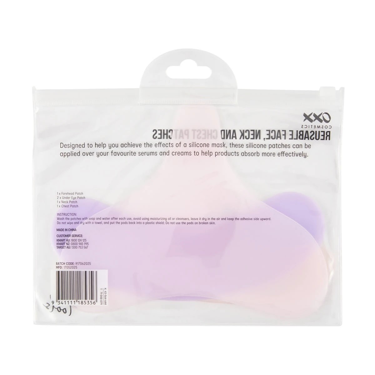 3 OXX Cosmetics Reusable Face, Neck and Chest Patches, 3 of 3