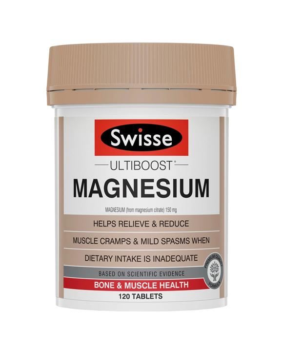 Swisse 120pc Ultiboost Magnesium Citrate Supplement Tablets For Muscle & Stress Relief