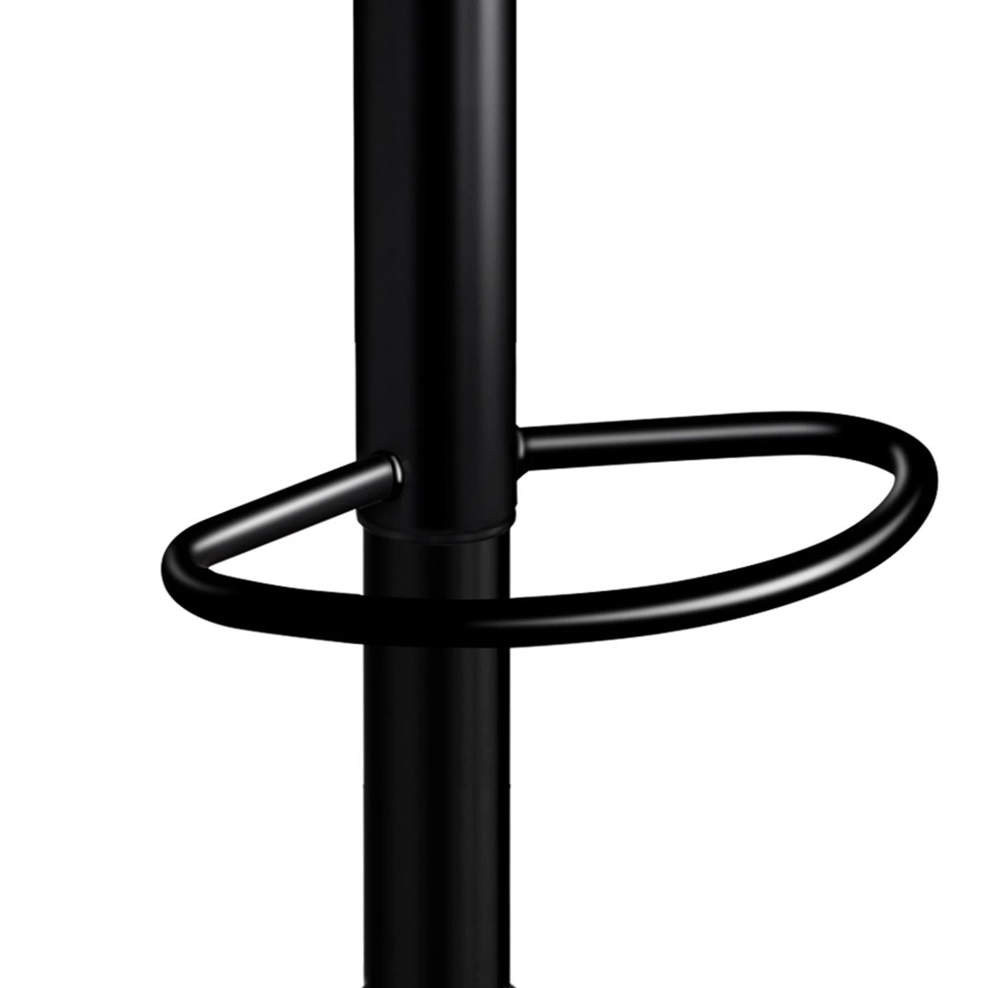 7 Alfordson 4x Bar Stool Kitchen Swivel Chair Wooden Leather Ramiro - Black, 7 of 10