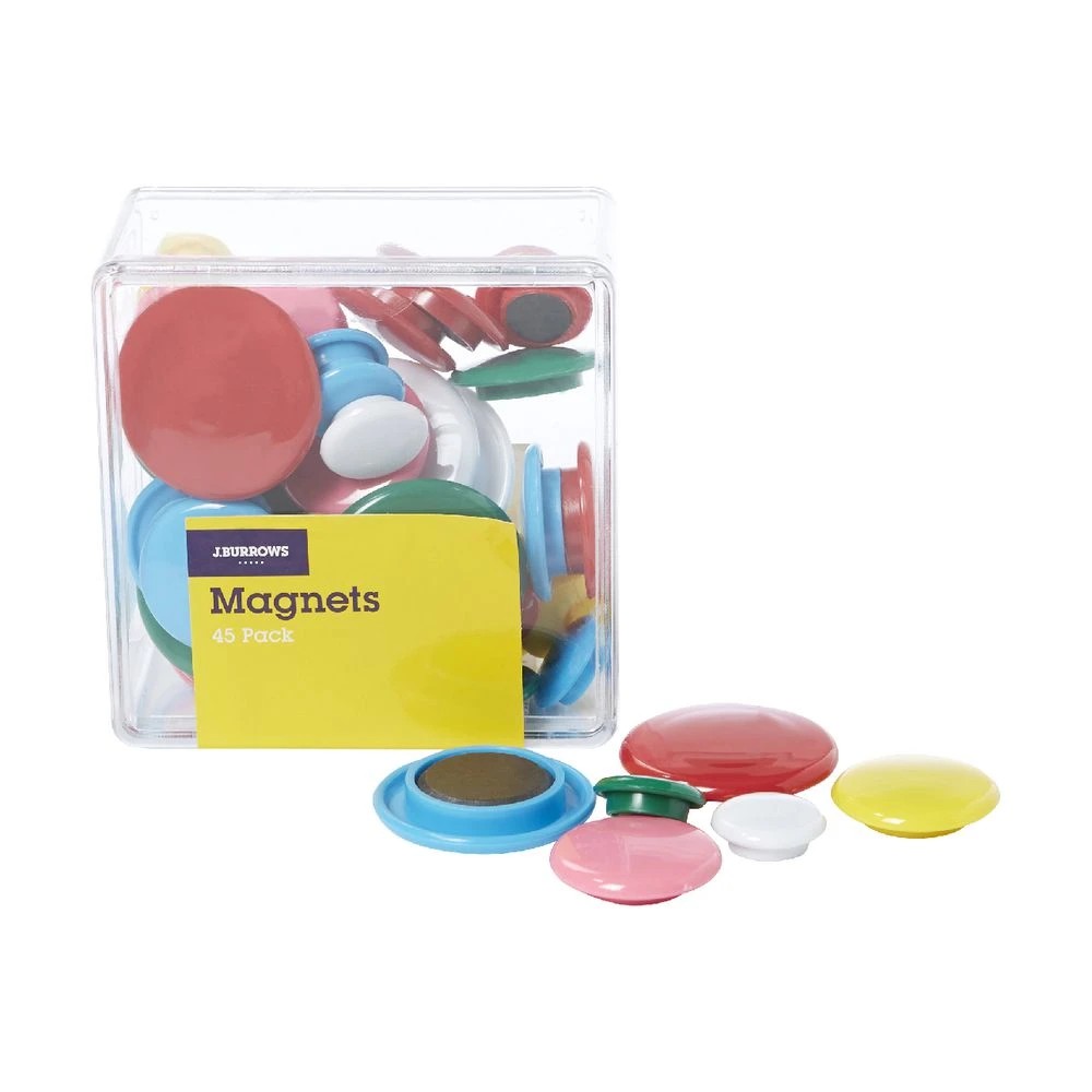 2 J.Burrows Round Magnets Assorted 45 Pack, 2 of 3