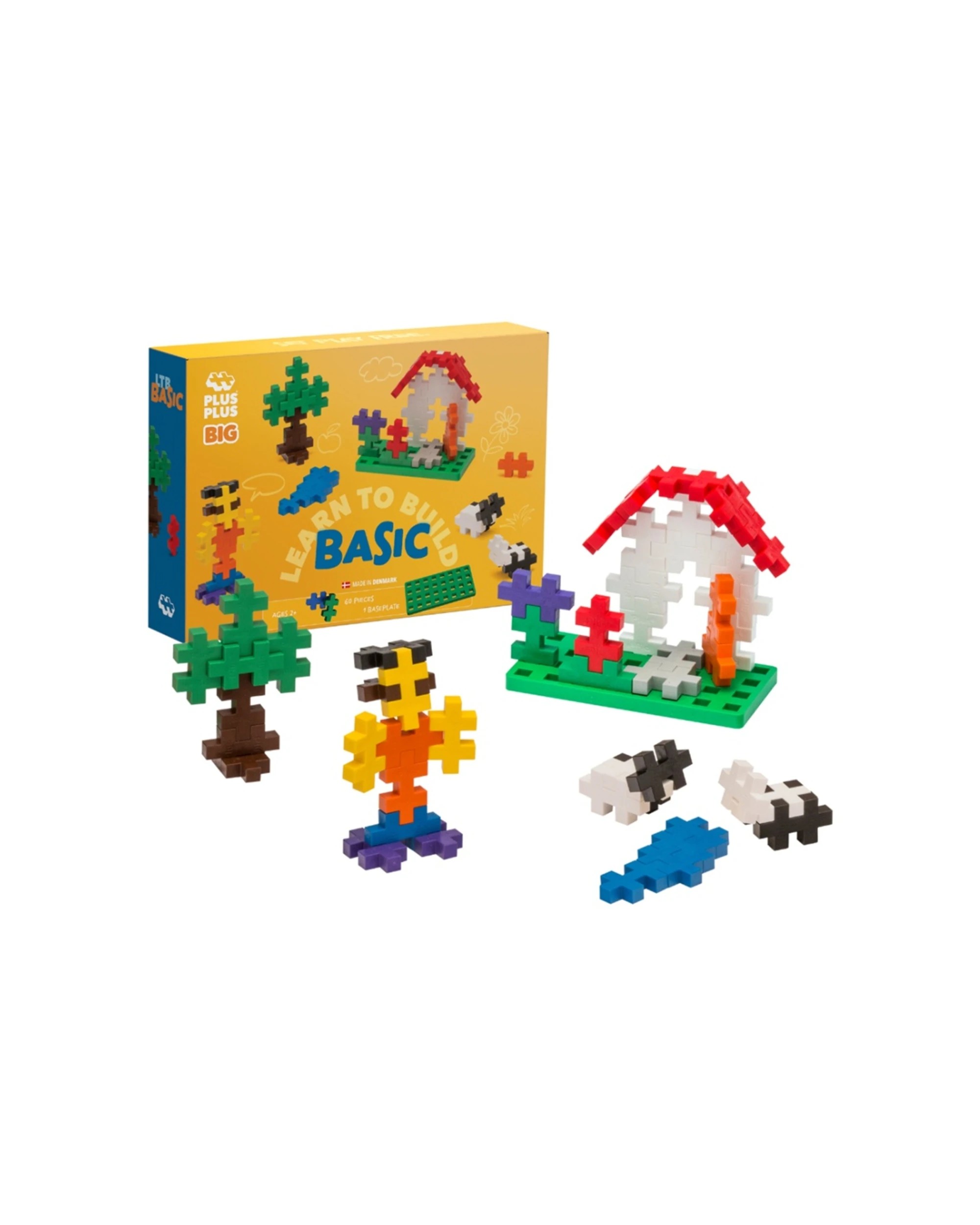 2 Plus-Plus 60pc Big Learn to Build Kids Children 3D Puzzle Building Toy, 2 of 3