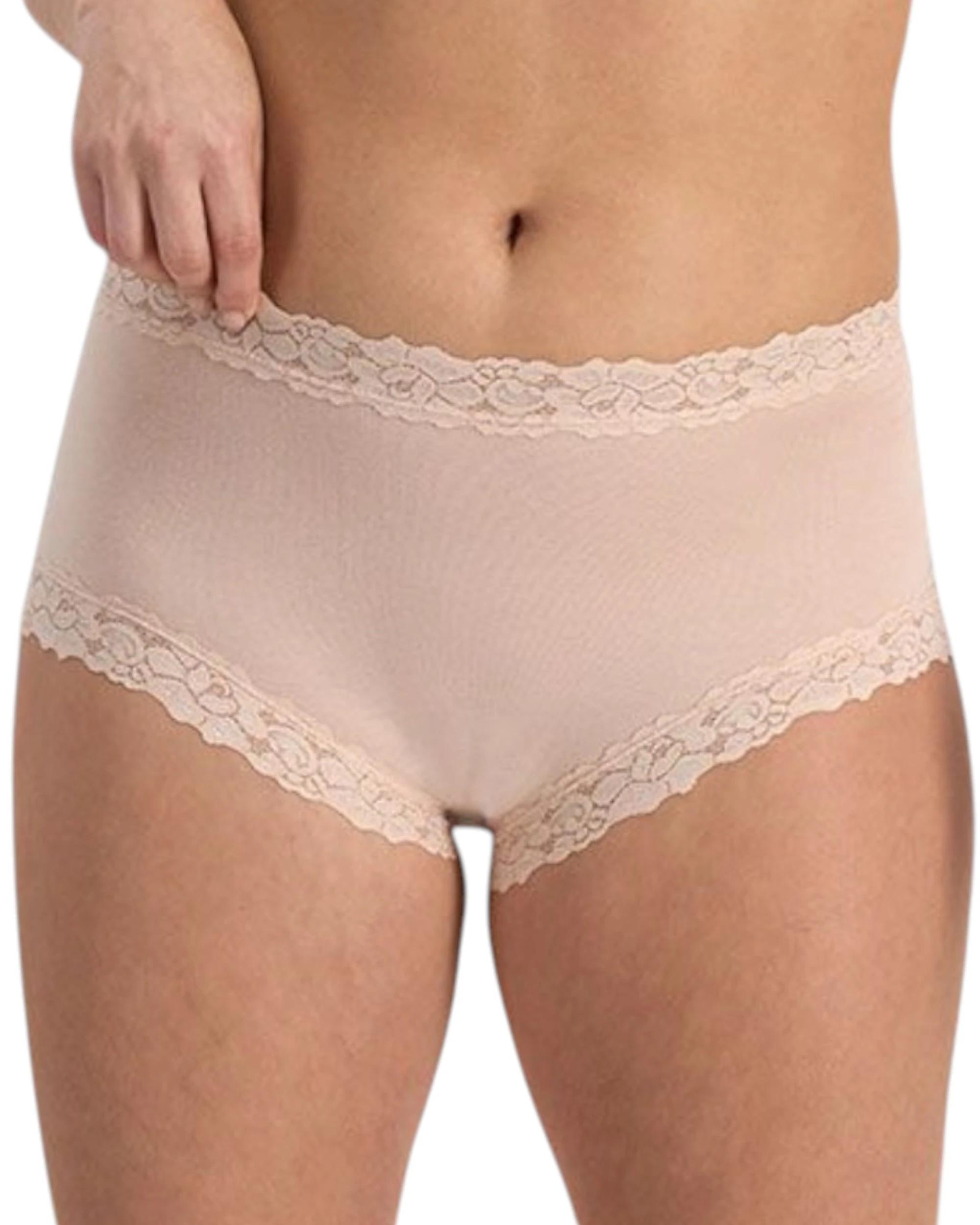 1 Jockey 6 Pack Womens Parisienne Cotton Full Brief Underwear Dusk DUSK, 1 of 4