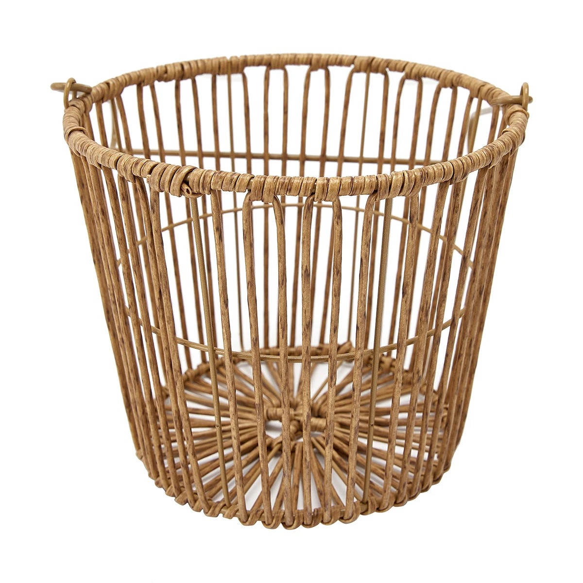 3 Rattan Look Peg Basket - Brown, 3 of 6