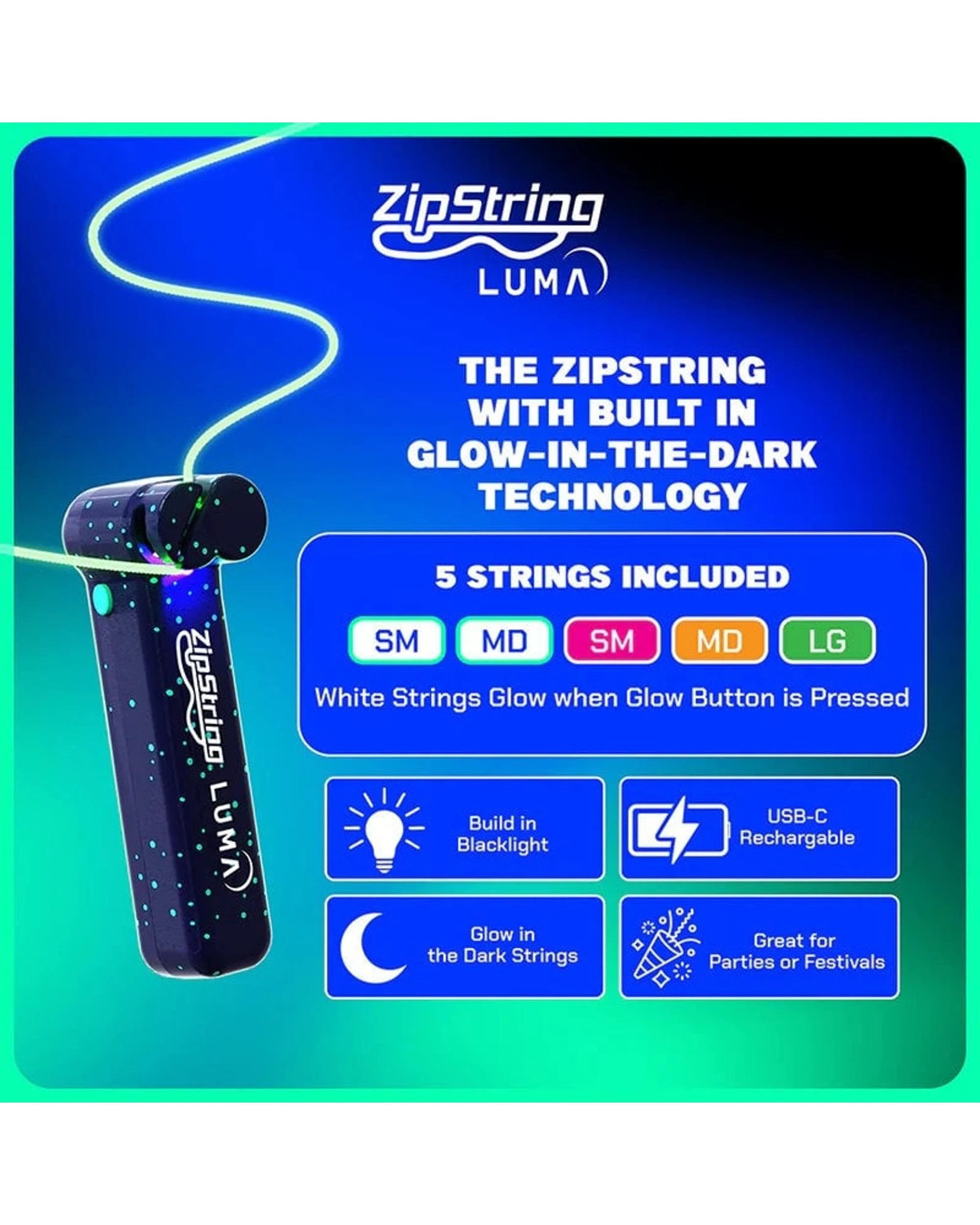 5 ZipString Luma Glow in the Dark, 5 of 8