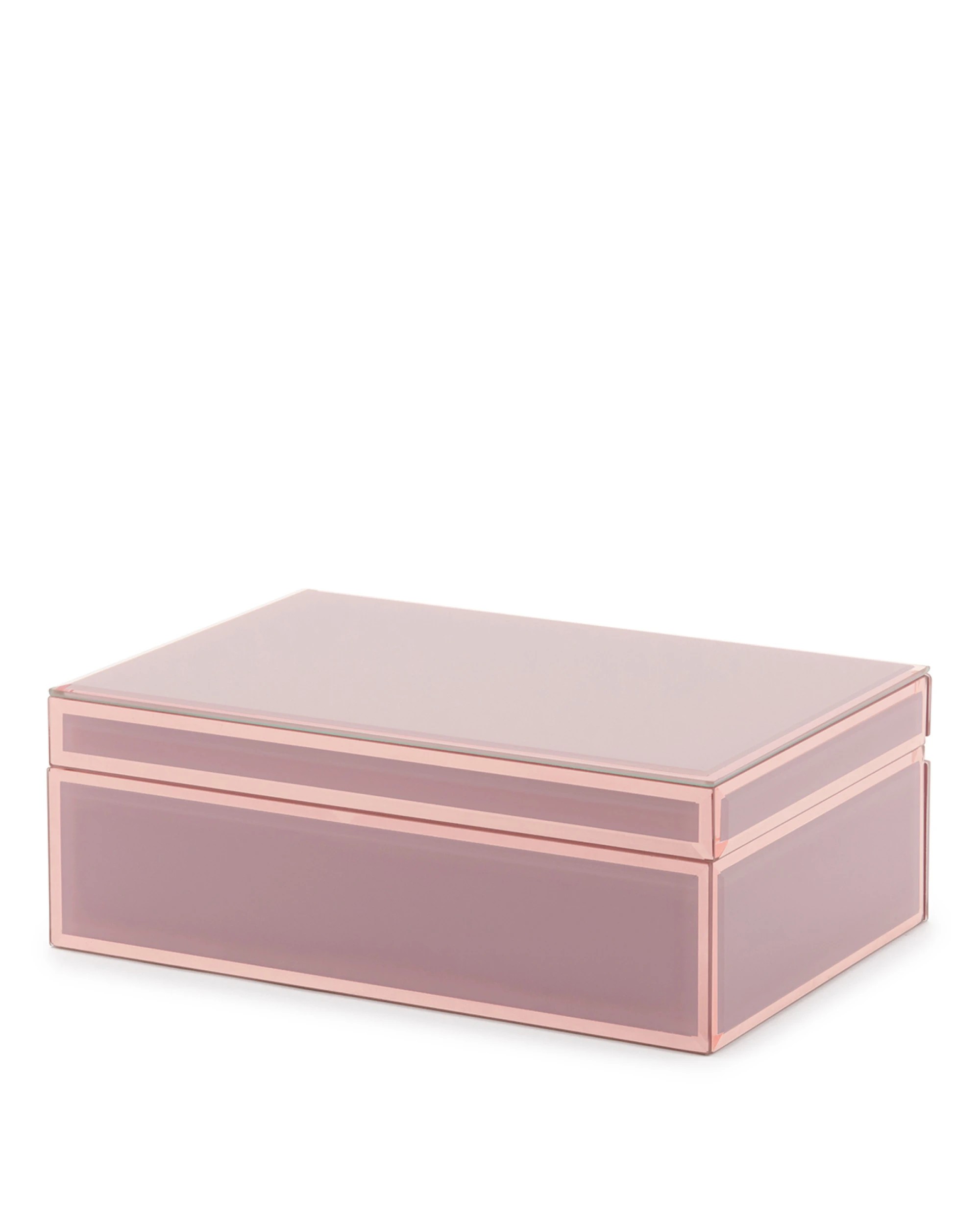 1 One Six Eight London Sara Jewellery Box - Dusty Rose - L - Pink, 1 of 4