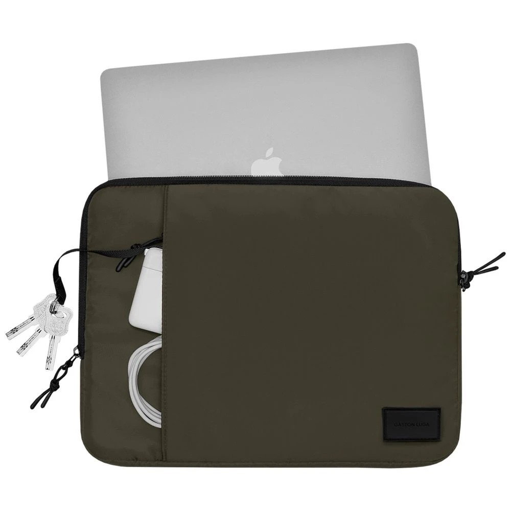 3 Gaston Luga Däsh Cushioned Laptop Case 13/14" Olive, 3 of 5