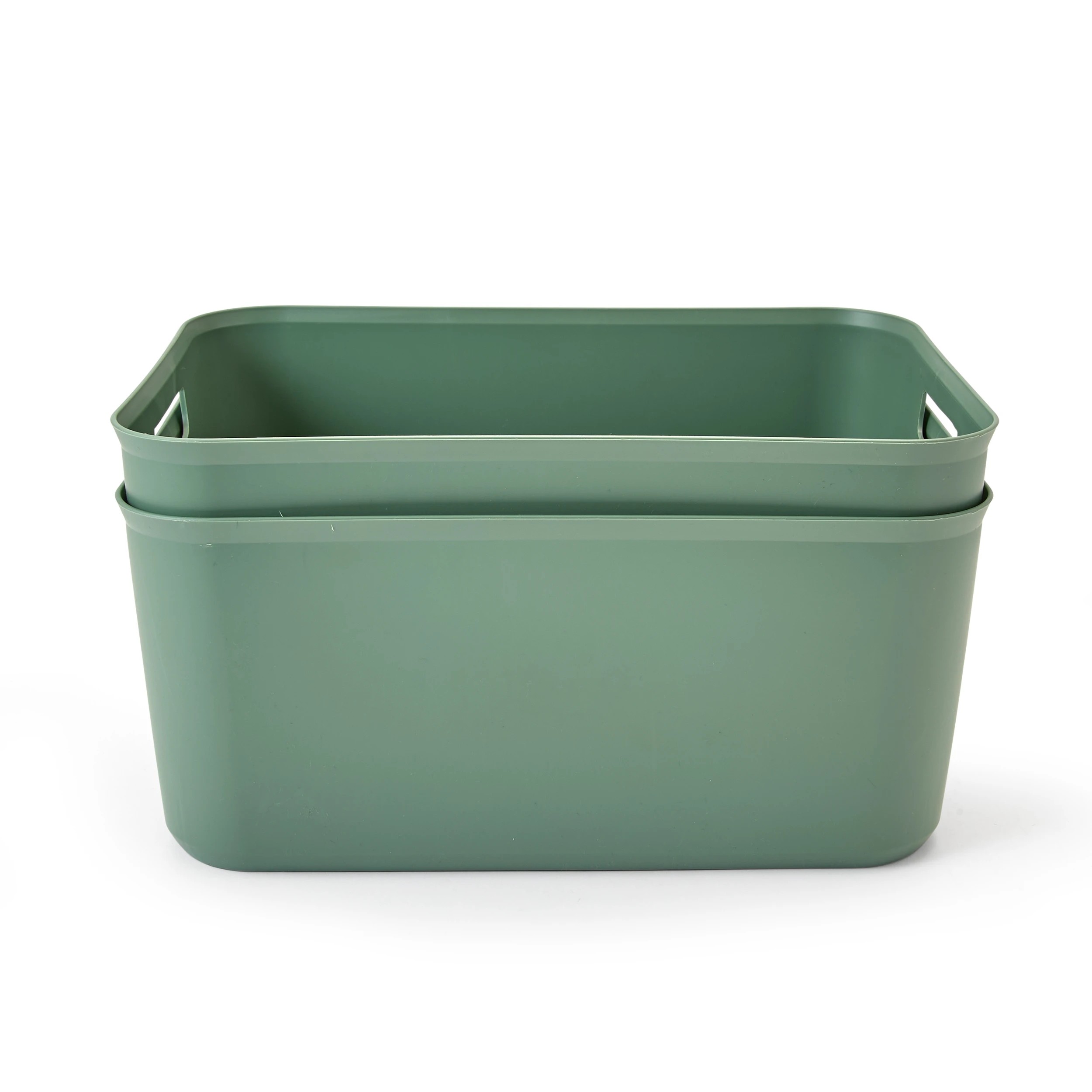 3 2 Pack 12.5L Utile Tubs - Green, 3 of 10