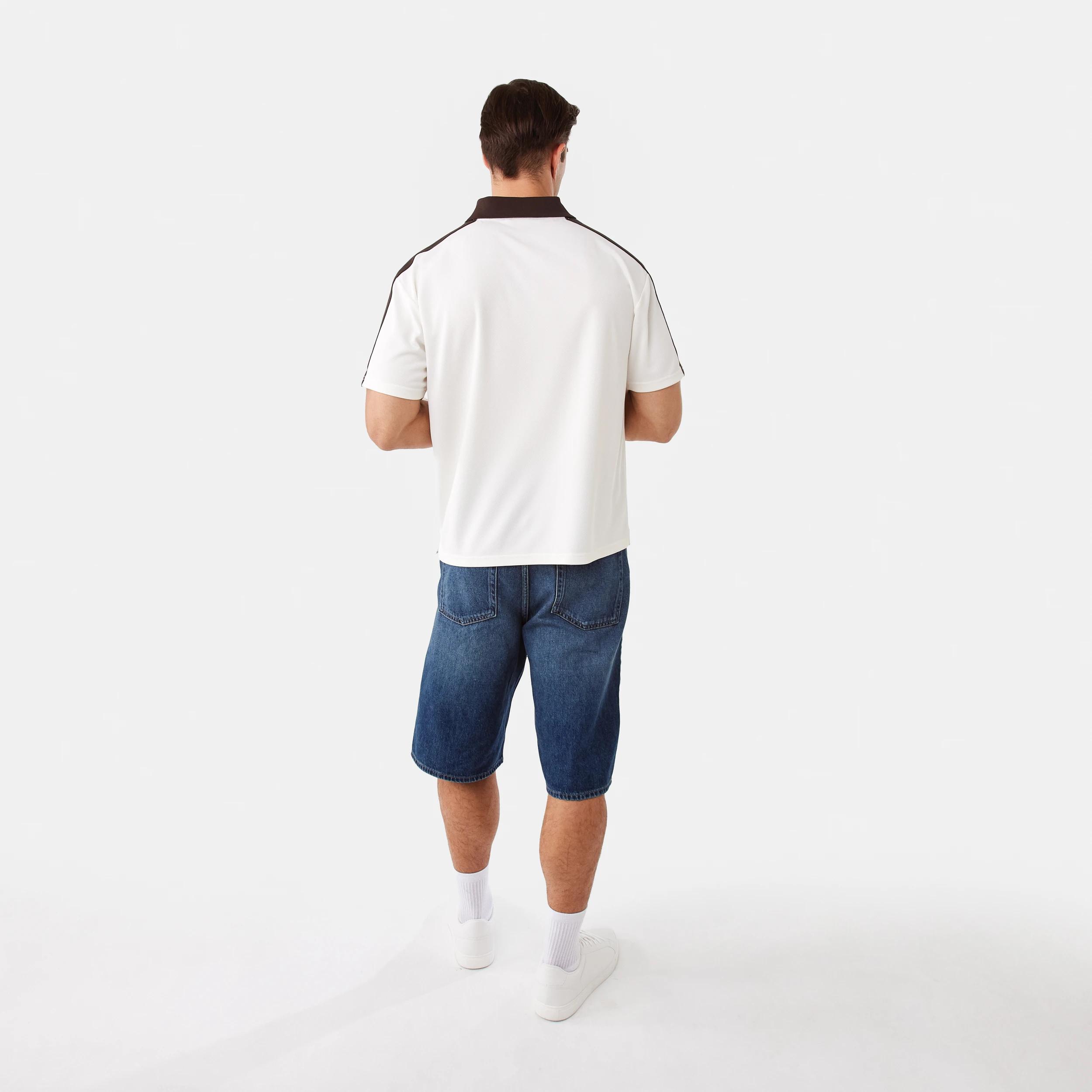 4 Collar Block T-shirt Wht Egret, 4 of 10