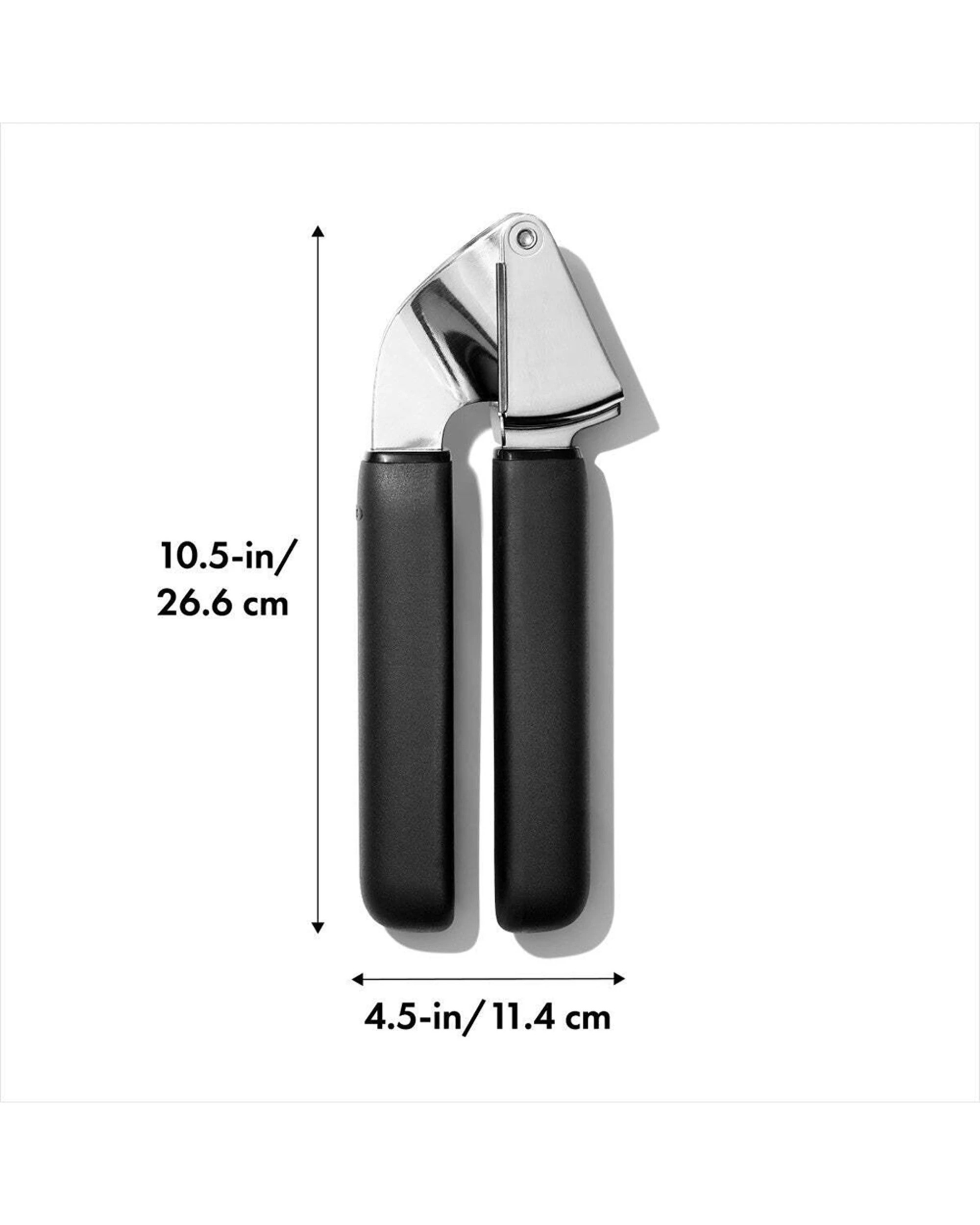 5 Oxo Good Grips Stainless Steel Garlic Press Soft Grip Dishwasher Safe - Black, 5 of 9