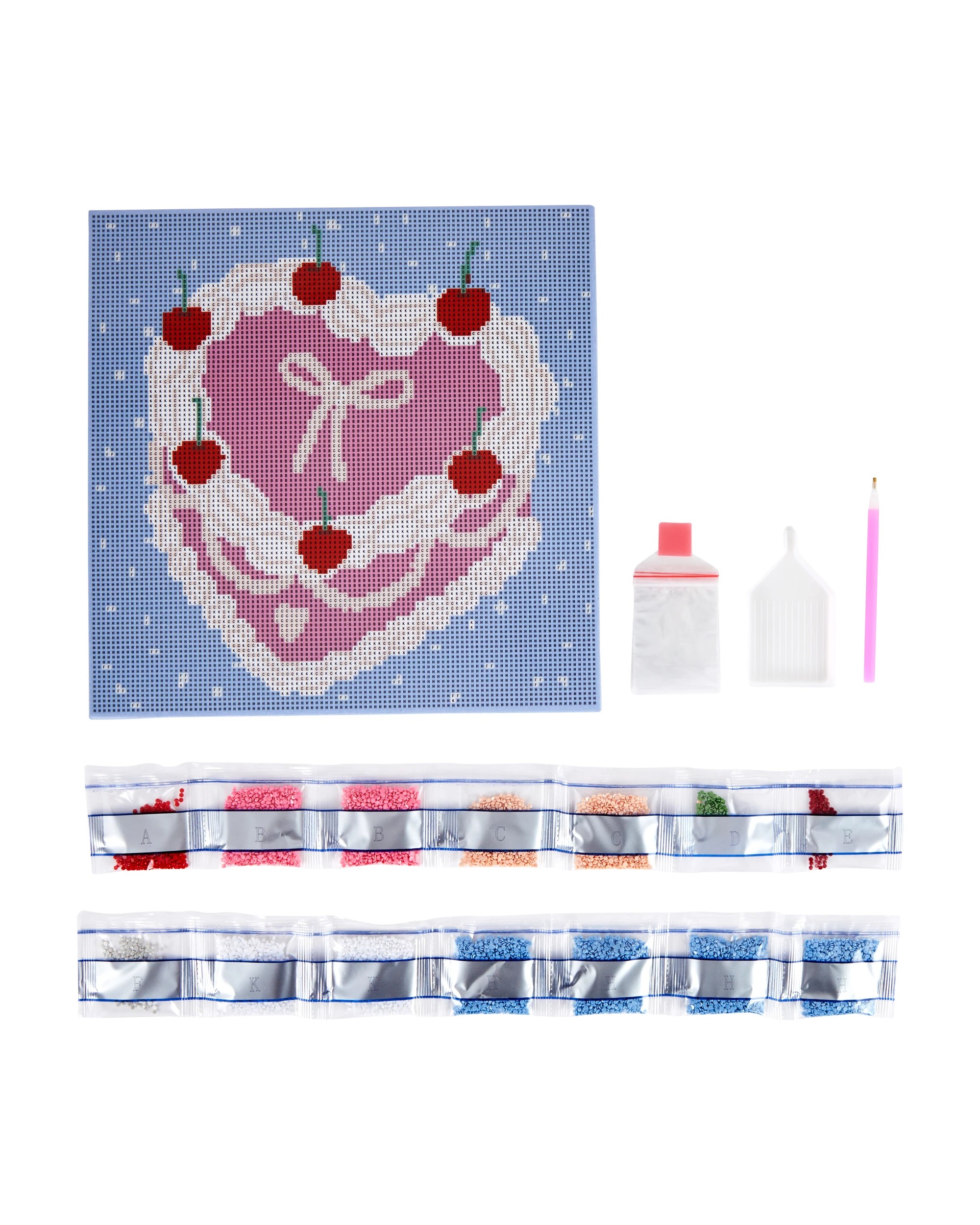 2 DIY Sparkle Gem Art - Vintage Cake, 2 of 3