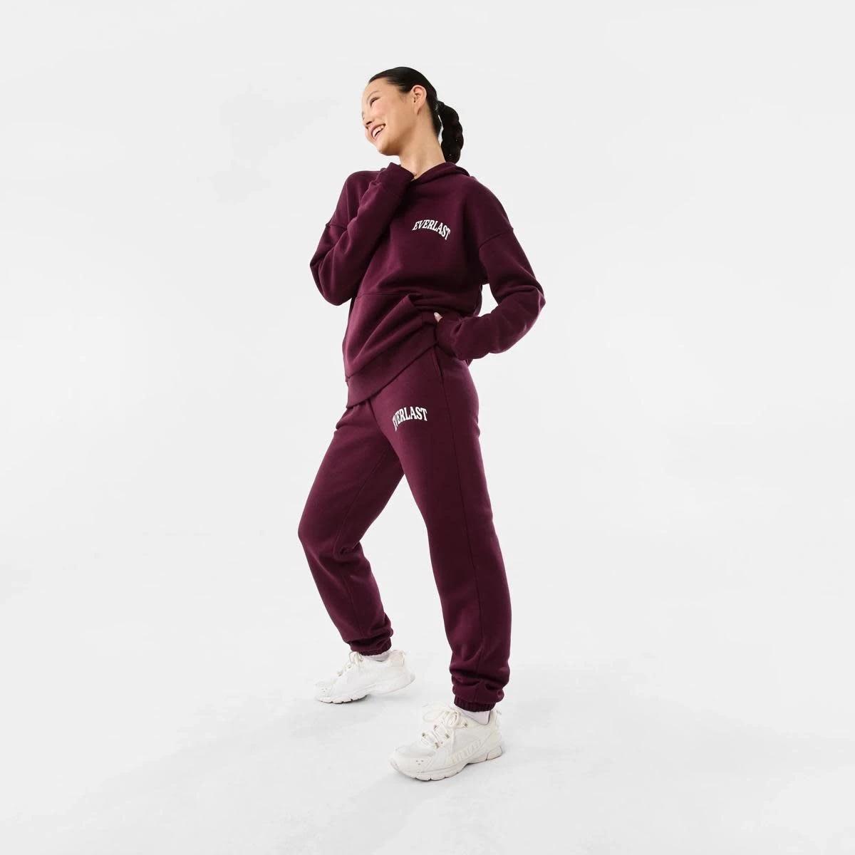 3 Everlast Womens Collegiate Sweatpants EVERLAST VARSITY CHERRY, 3 of 6