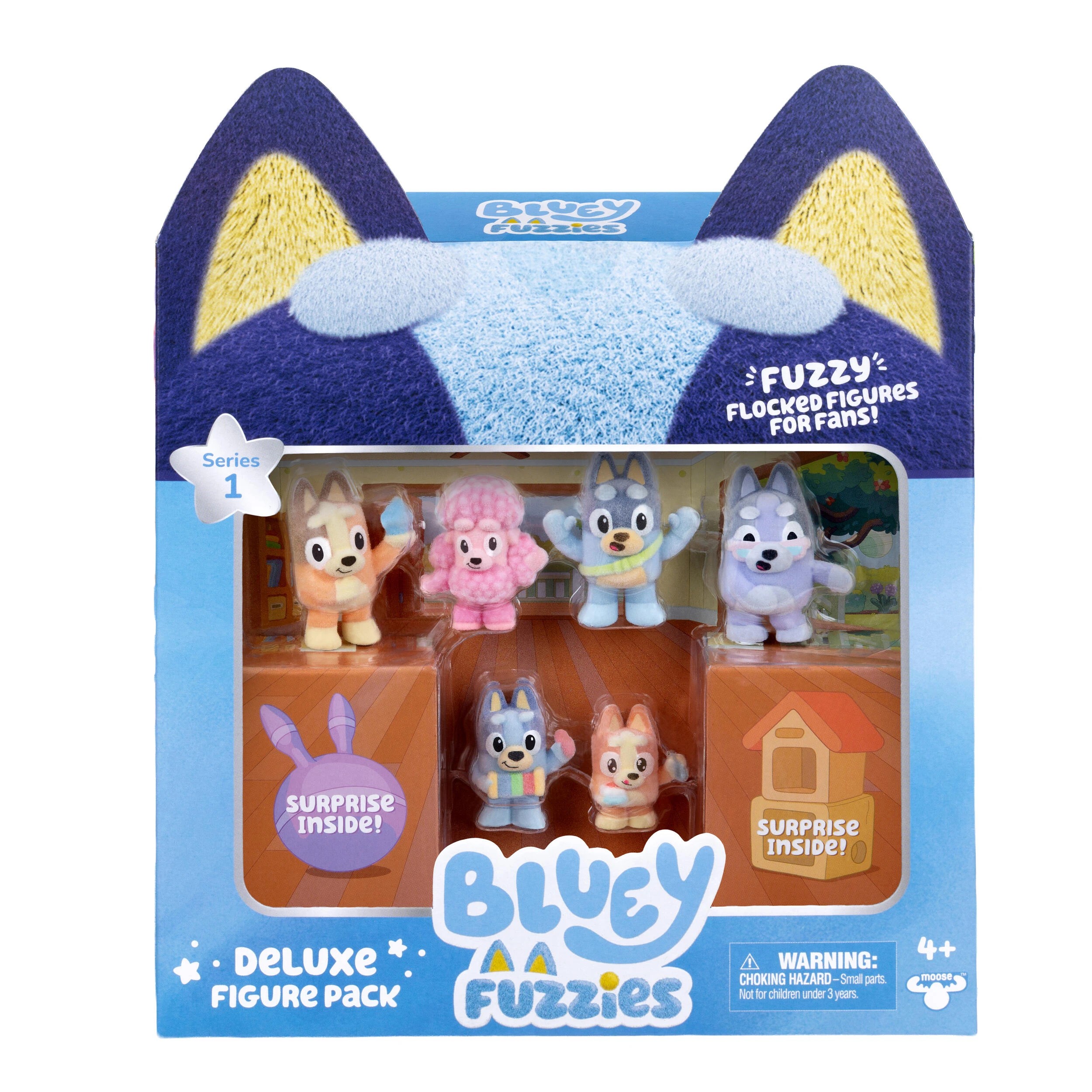 1 Bluey Fuzzies Deluxe Figure Pack, 1 of 9