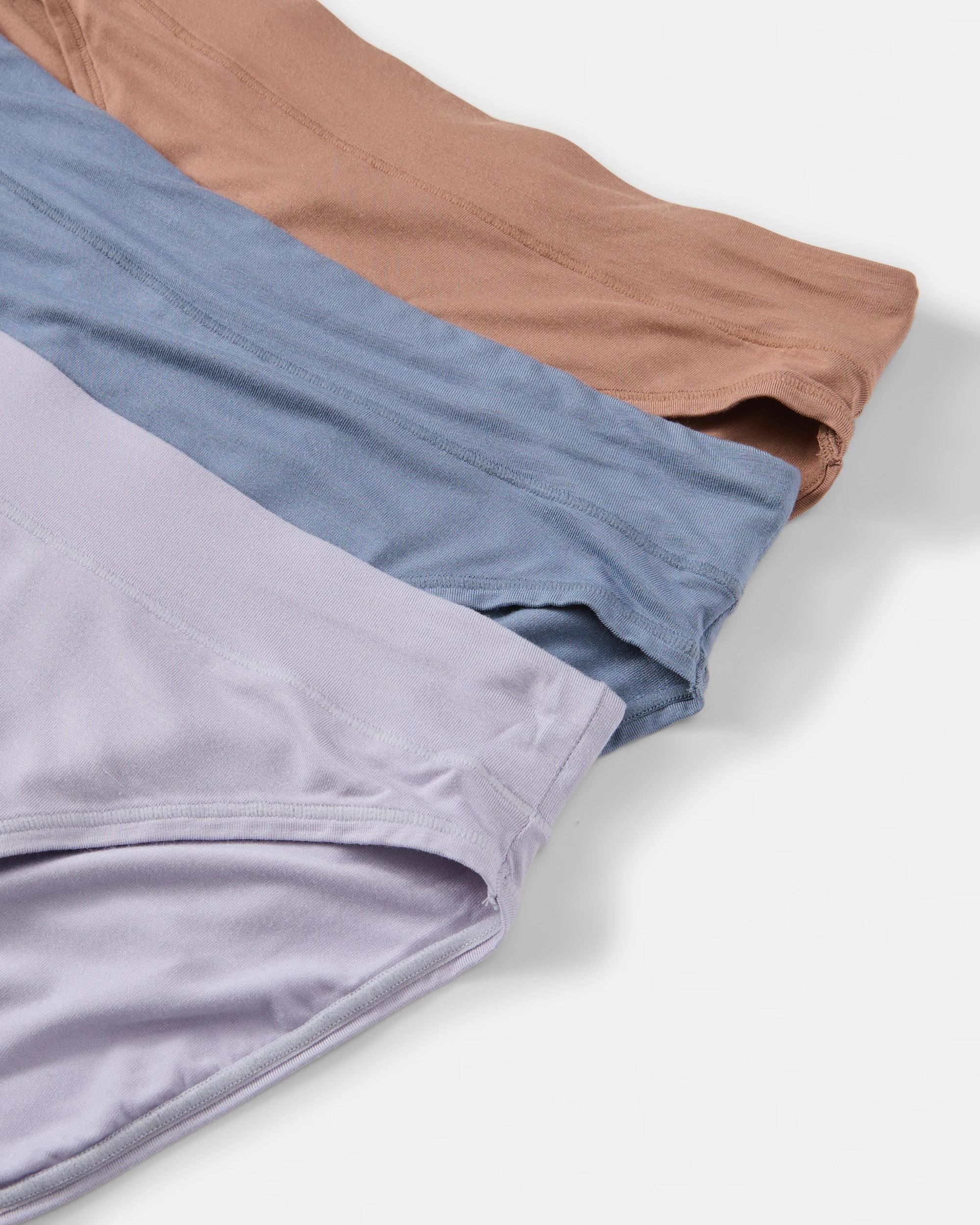 3 3 Pack Bamboo Blend Hi-Cut Briefs Gh St Sc, 3 of 9