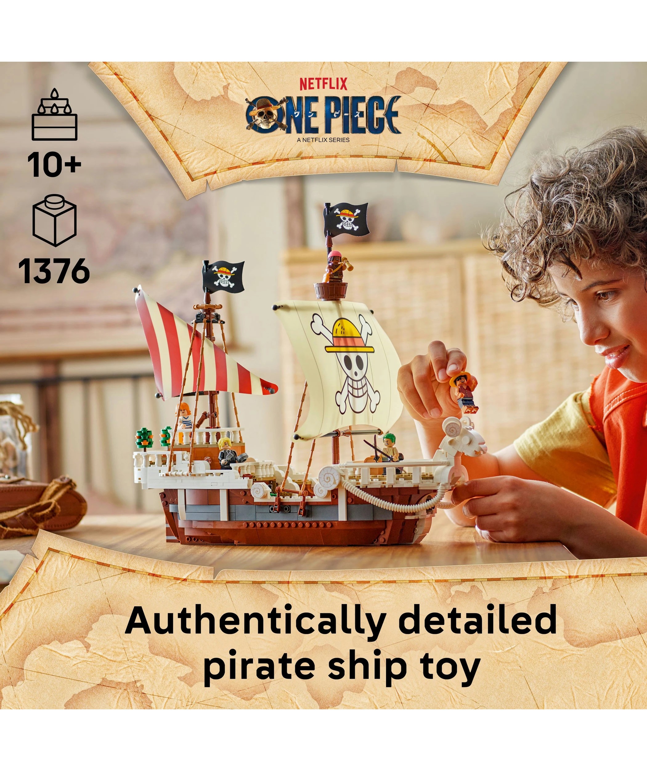 3 LEGO ONE PIECE The Going Merry Pirate Ship 75639, 3 of 10