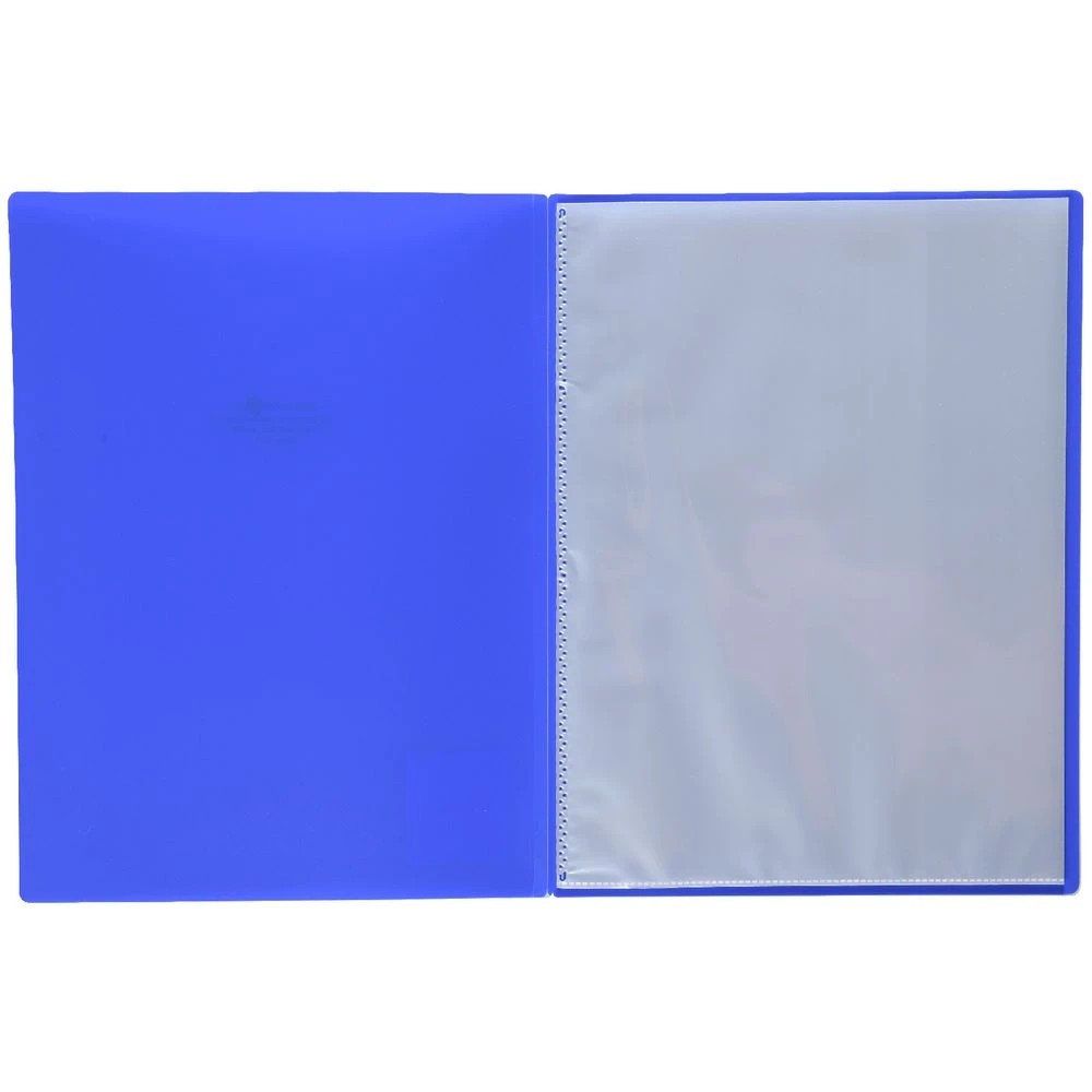 3 Aqua Drops Display Book A4 10 Pockets Vivid Blue, 3 of 4