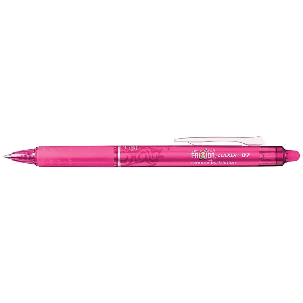 1 PILOT Frixion Clicker Erasable Gel Pen 0.7mm Pink, 1 of 2