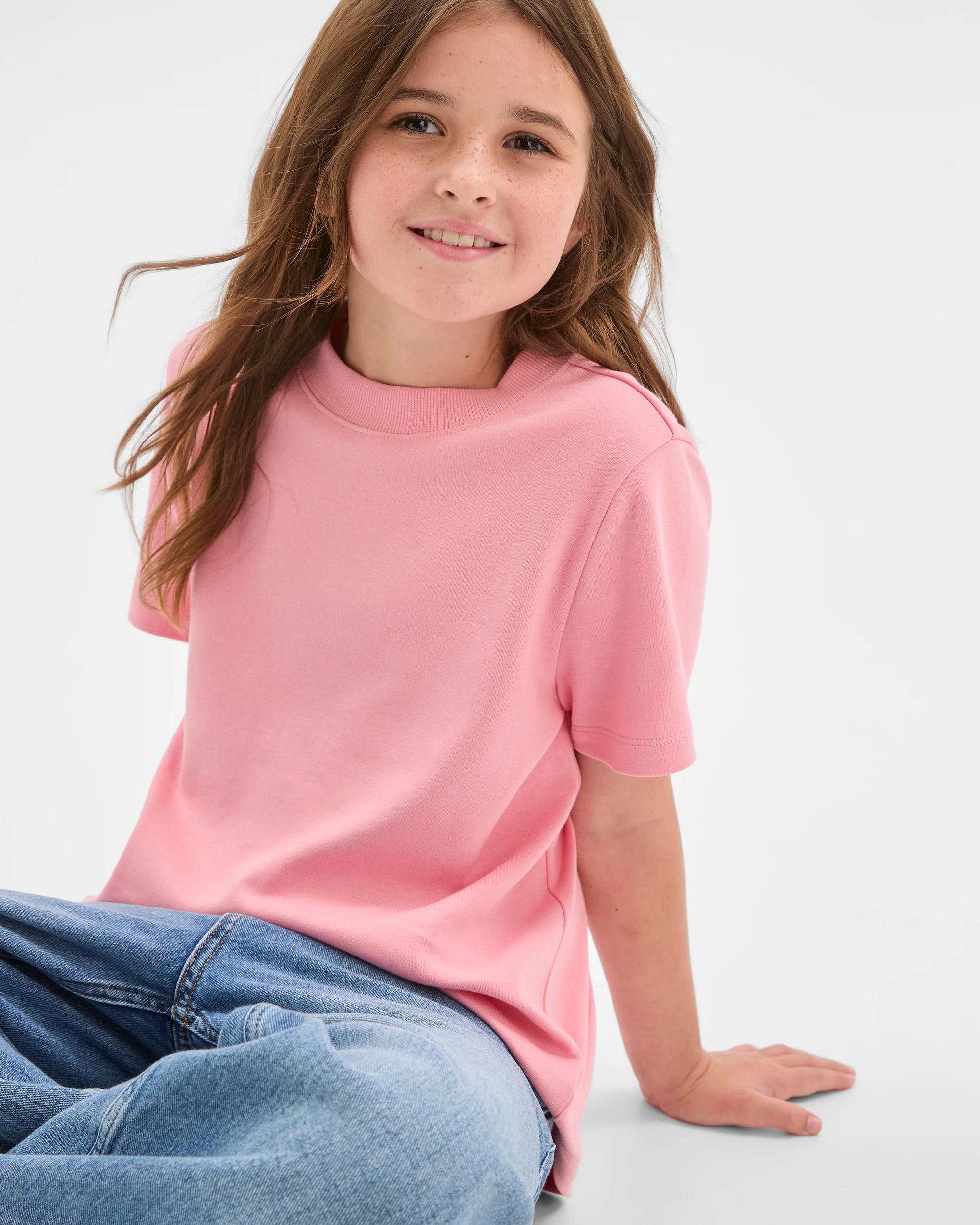1 Target Kids Australian Cotton Everyday T-Shirt PINK, 1 of 6
