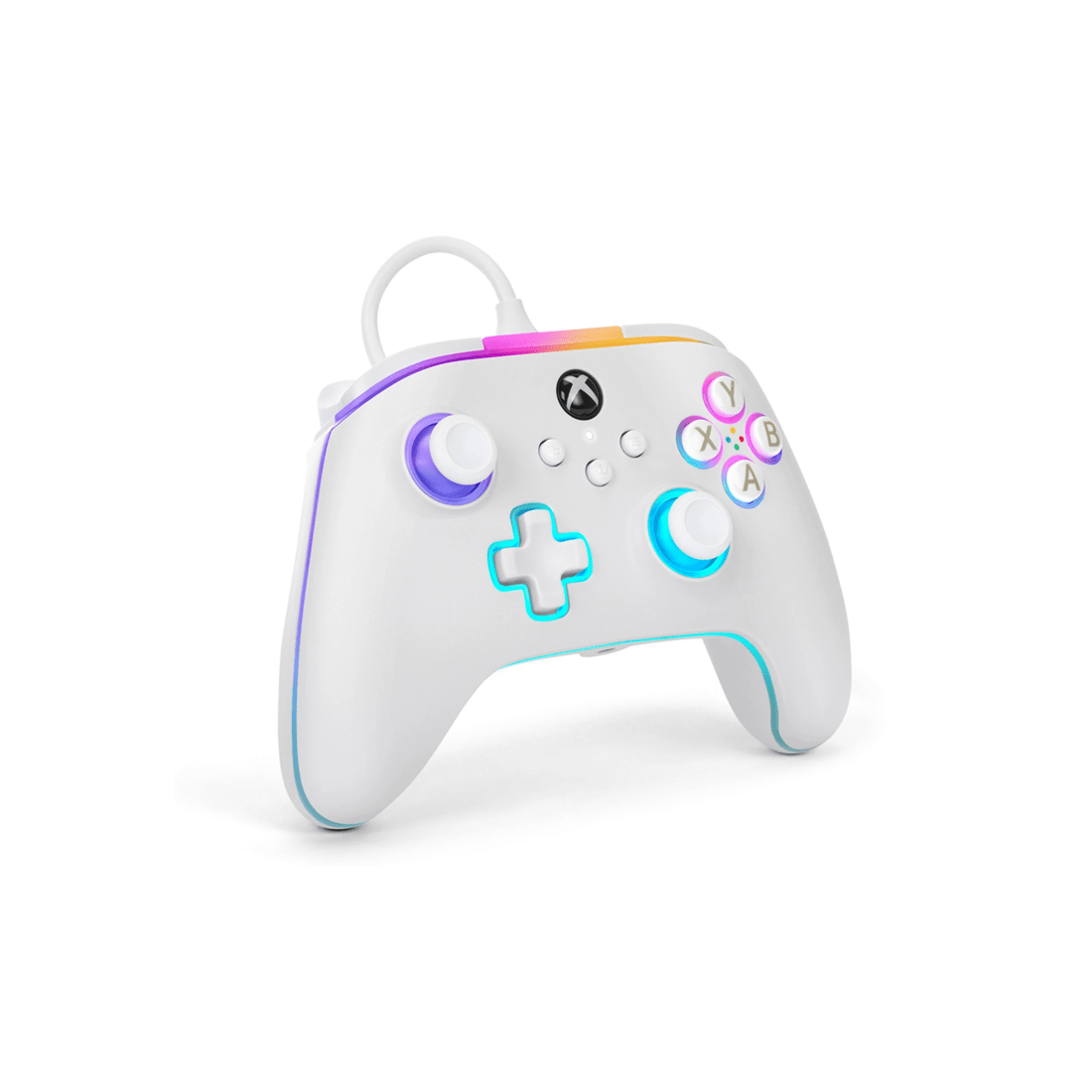 3 Powera Xbox Series S X Wired Console Gaming Controller Lumectra White 3m Cable - White, 3 of 8