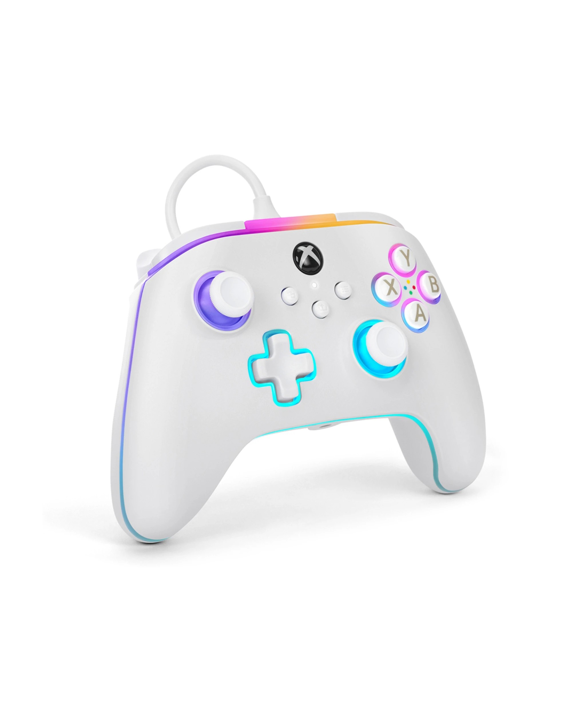 3 Powera Xbox Series S X Wired Console Gaming Controller Lumectra White 3m Cable - White, 3 of 8