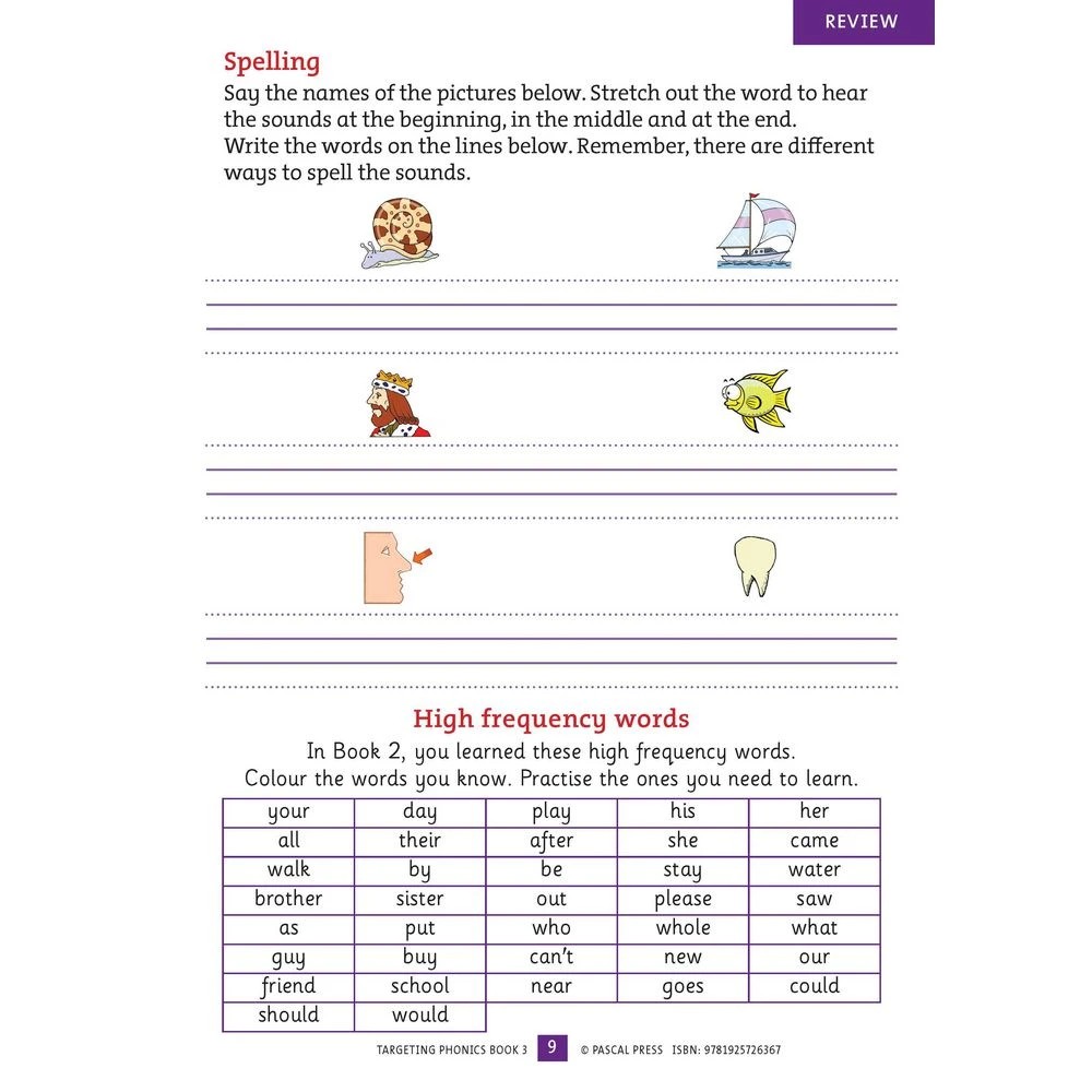 4 Targeting Phonics Book 3, 4 of 8