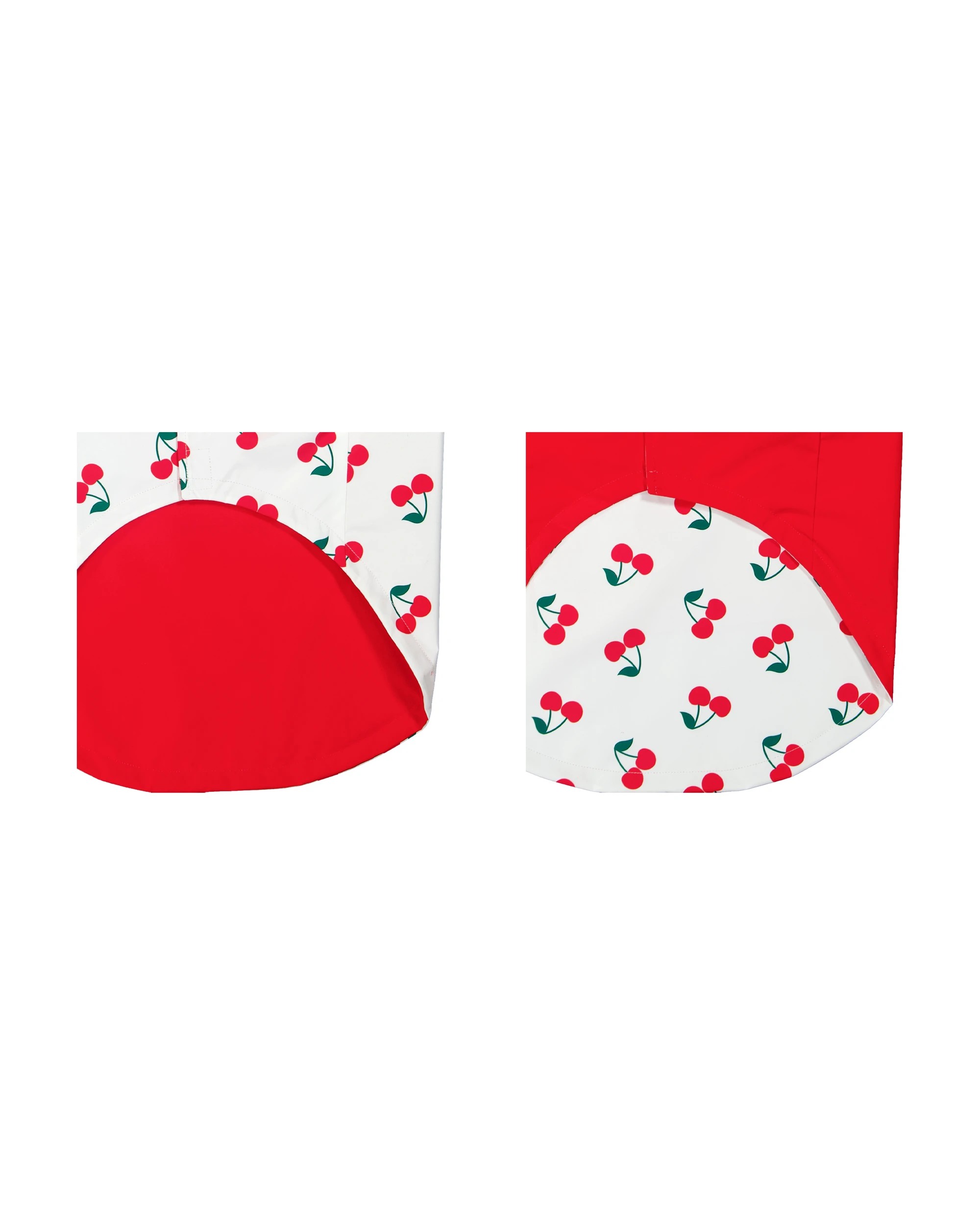 8 Pet Reversible Cherry Raincoat - Extra Large, 8 of 10