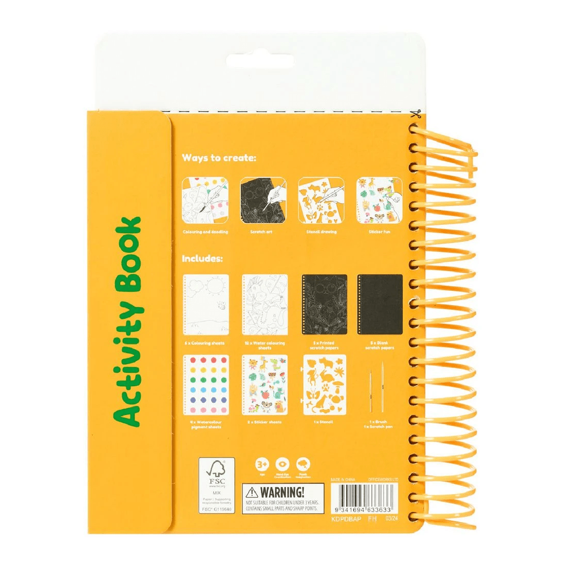 3 Kadink Activity Book Animal Party, 3 of 10