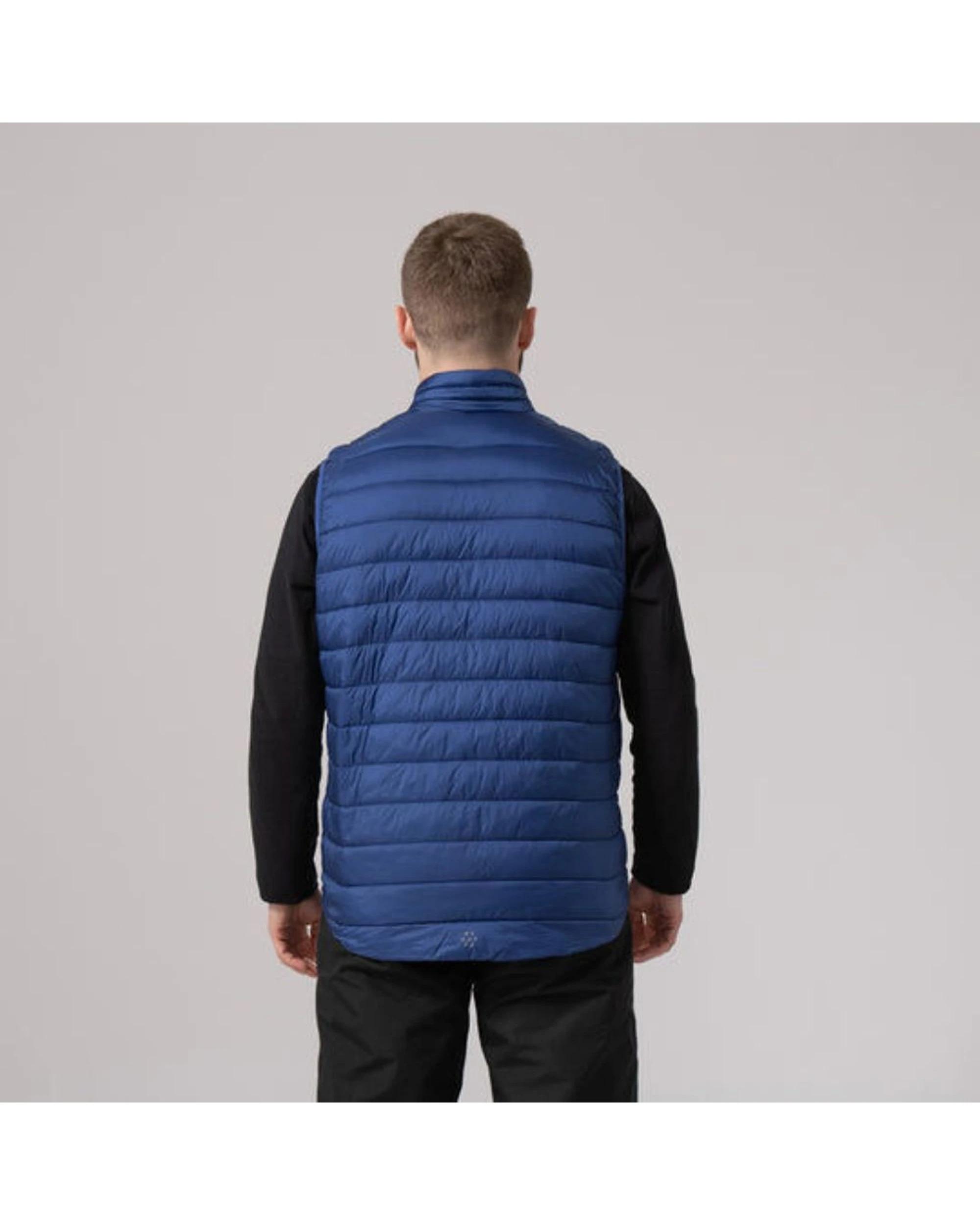 2 Mac In A Sac Synergy Packable Men's Thermolite Vest BLUE, 2 of 8