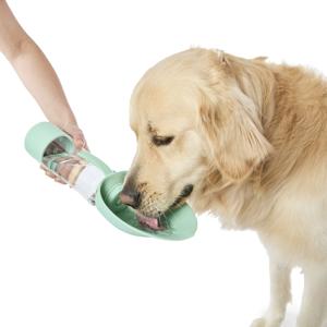 Pet Travel Bottle with Treat Holder - Teal