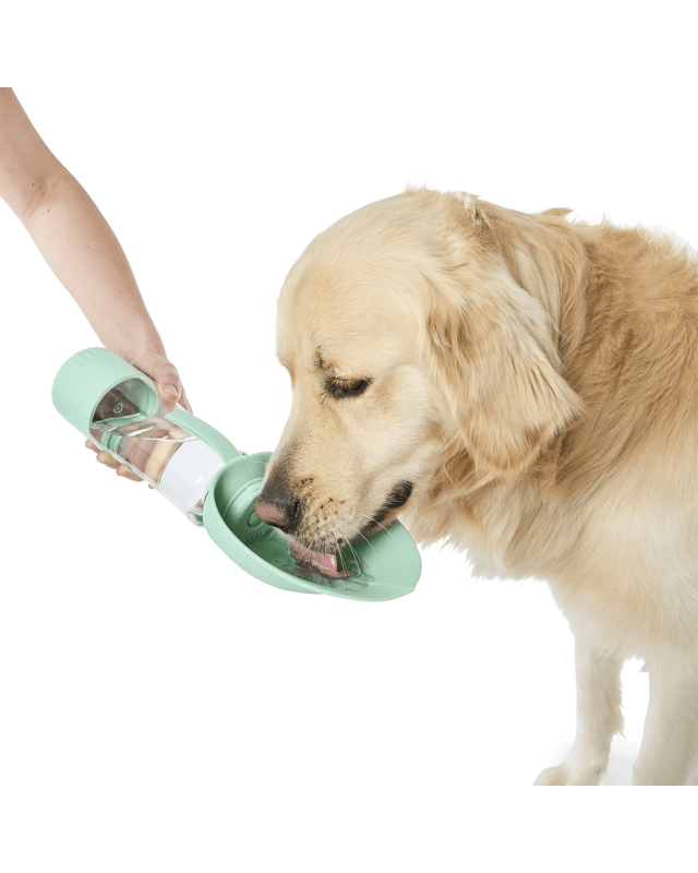 Pet Travel Bottle with Treat Holder - 