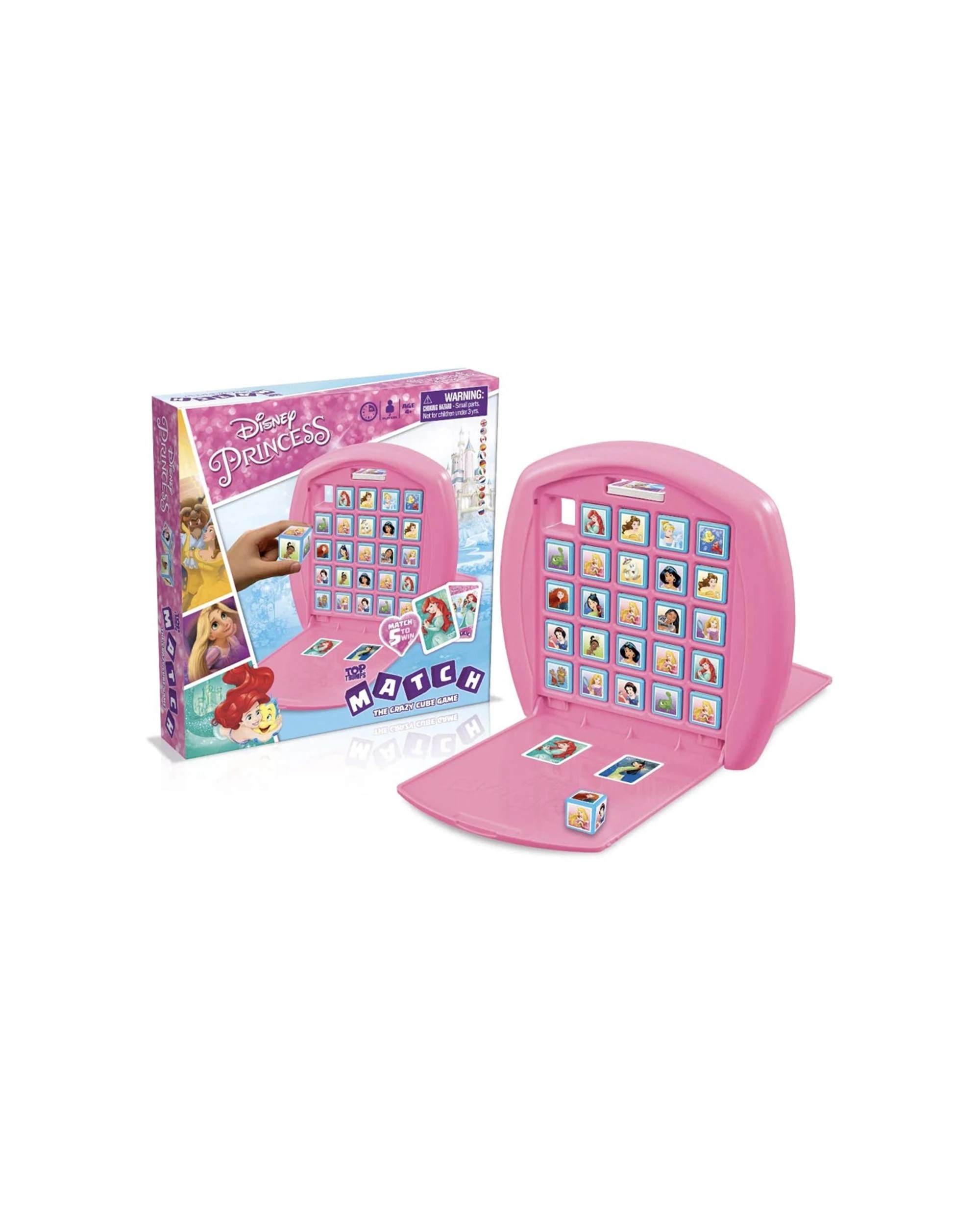 2 Top Trumps Match Disney Princess Kids Family Tabletop Matching Card Game - Multi, 2 of 5