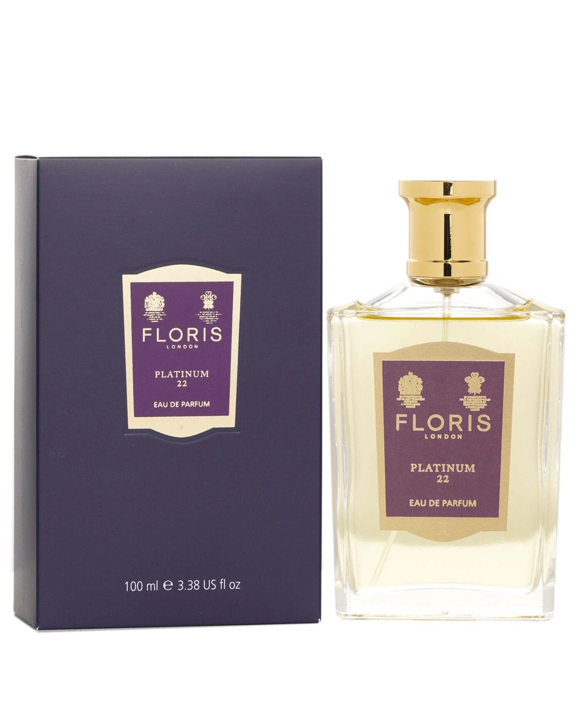 2 Floris Platinum 22 Eau De Parfum Spray 100ml/3.38oz, 2 of 3