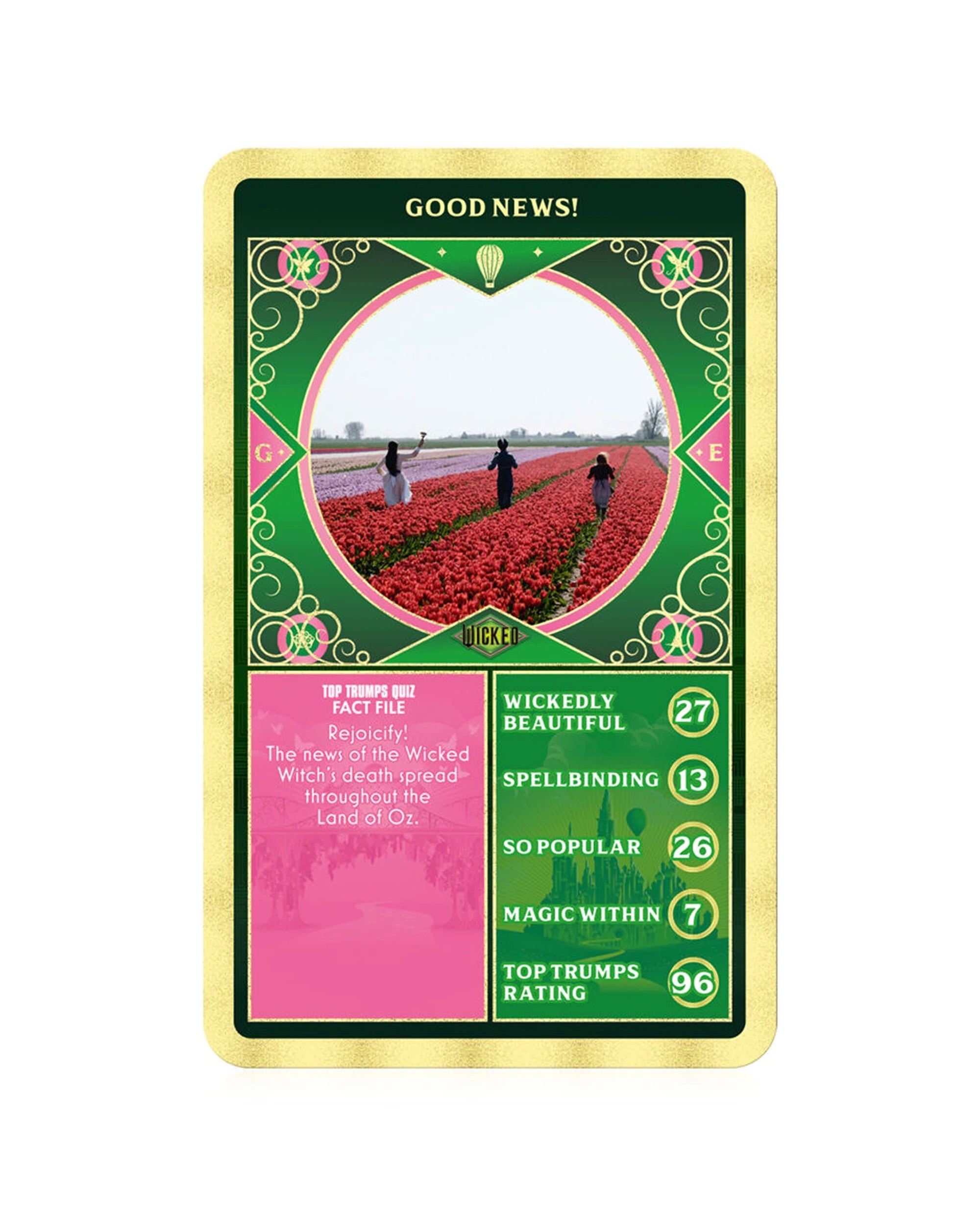 4 TOP TRUMPS 2PK Wicked Edition Family And Kids Trivia Card Game - Black, 4 of 8