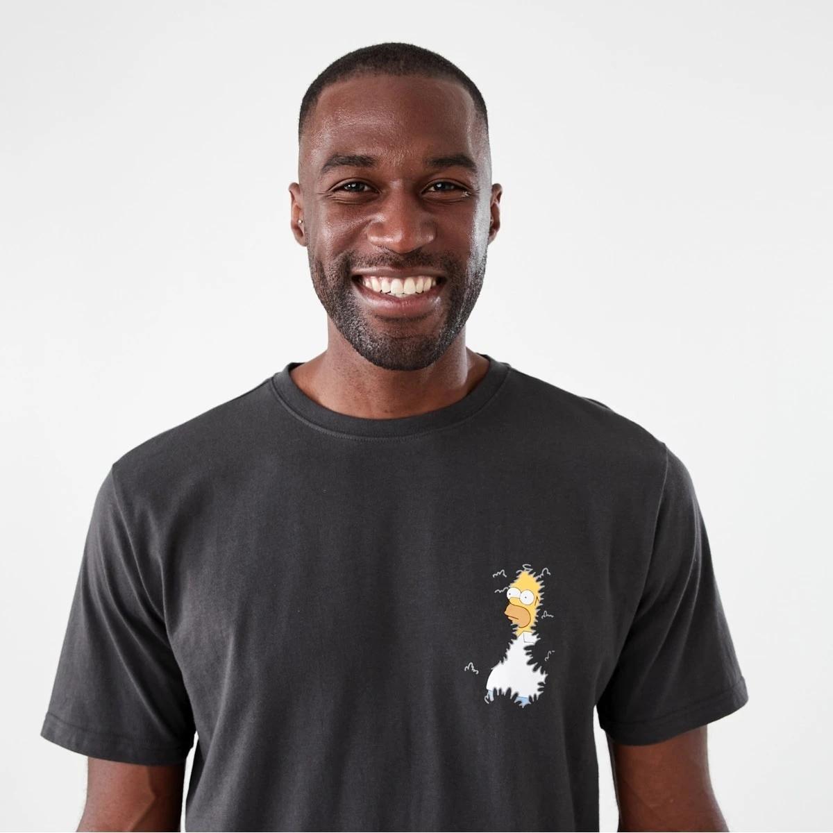 4 Simpsons License T-shirt OYSTER BLACK, 4 of 7