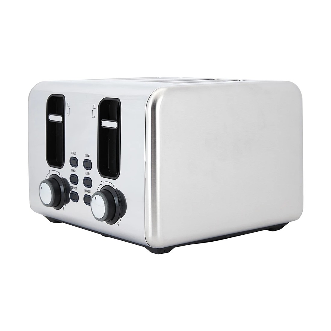 2 4 Slice Stainless Steel Toaster, 2 of 10