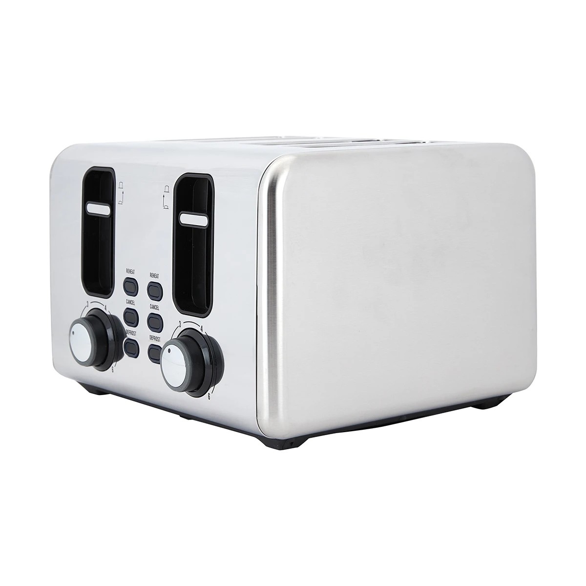 2 4 Slice Stainless Steel Toaster, 2 of 10