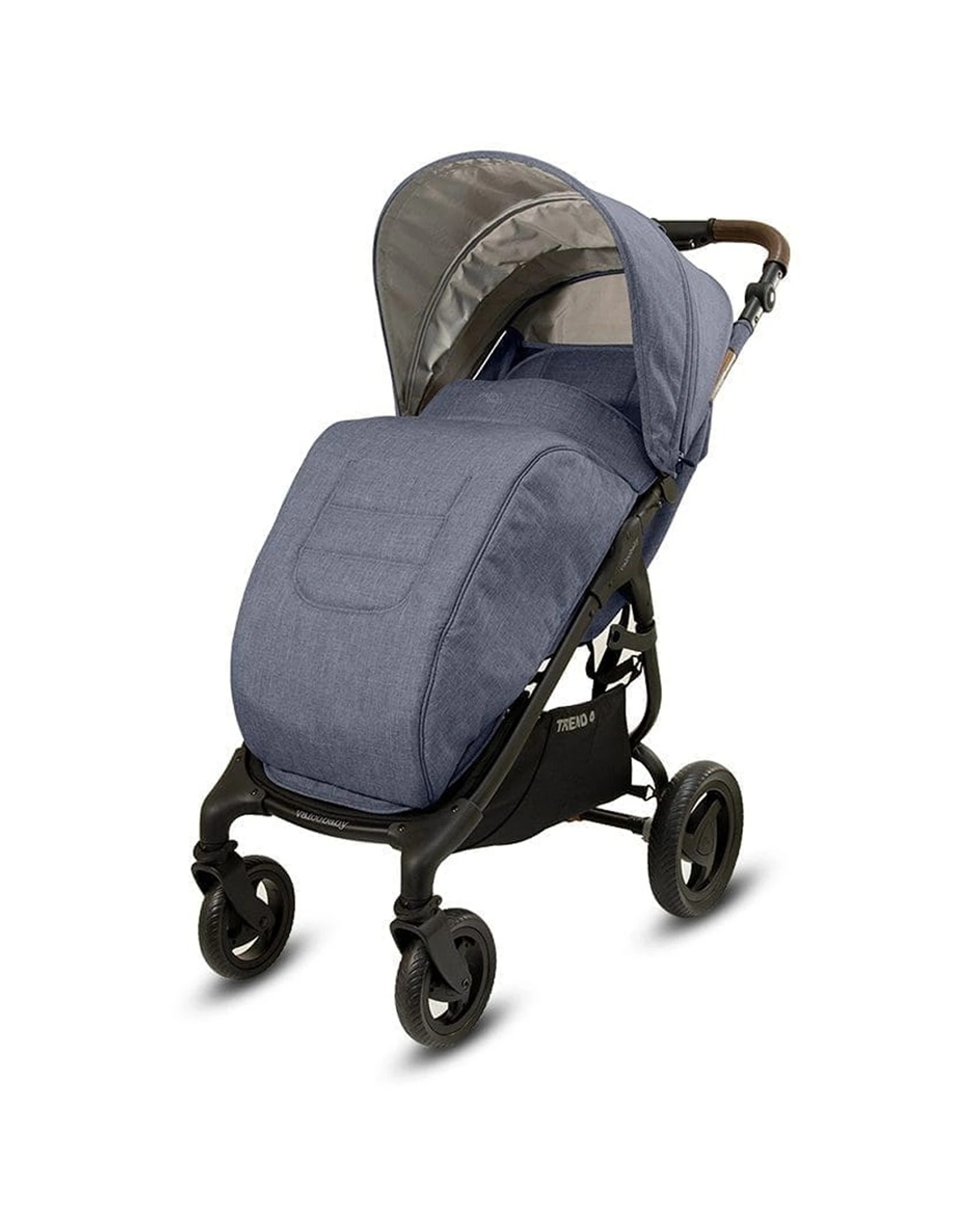 1 Valcobaby Pram Stroller Quilted Bootcover Weather Protection For Trend 4 - Blue, 1 of 1