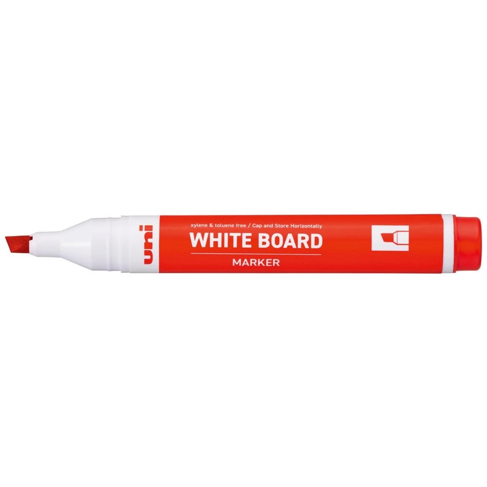 2 Uni-ball Whiteboard Marker Chisel Tip 2.2mm Red, 2 of 2