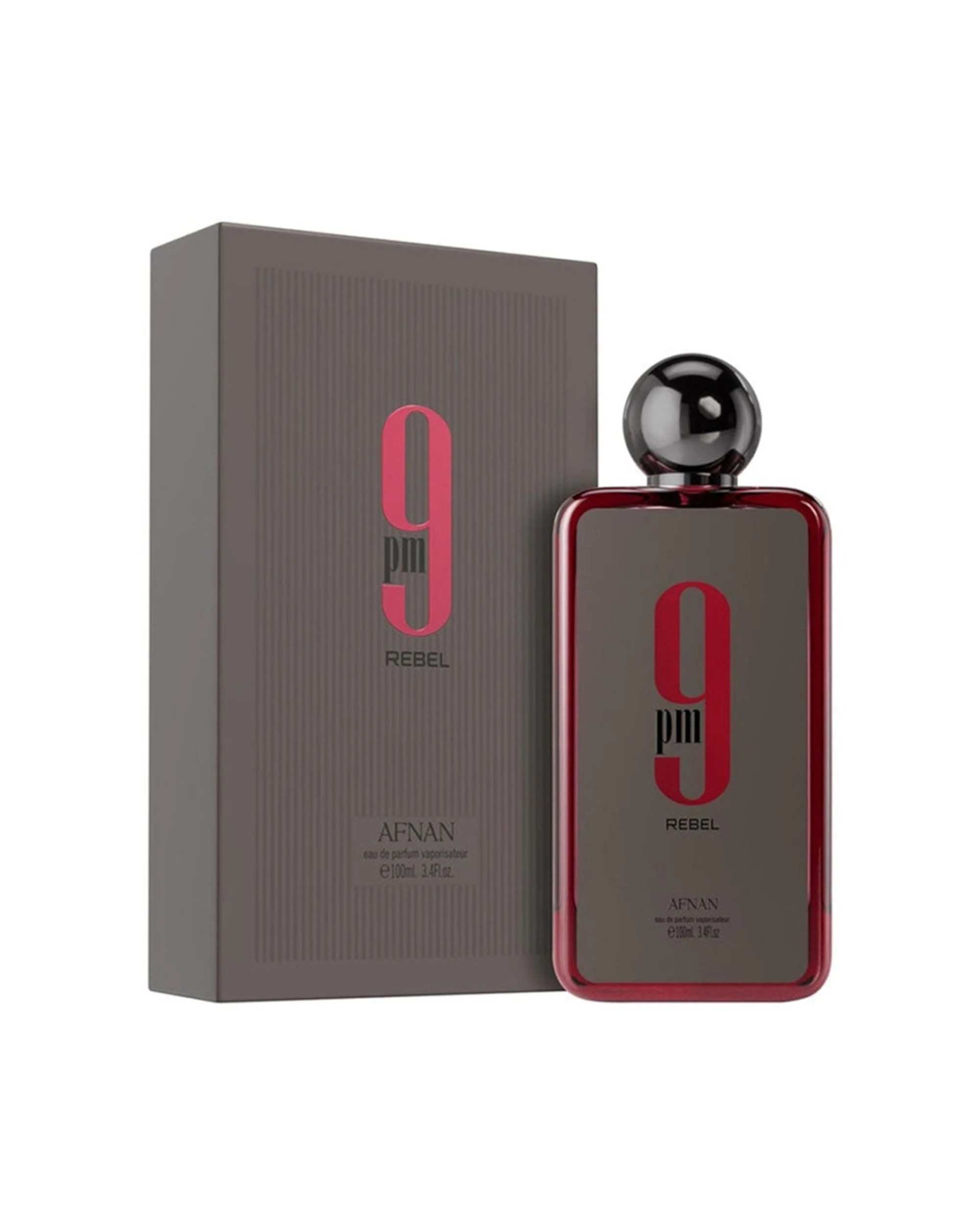 Afnan 9PM Rebel Eau de Parfum Spray Unisex Fragrance 100ml - Black - Kmart