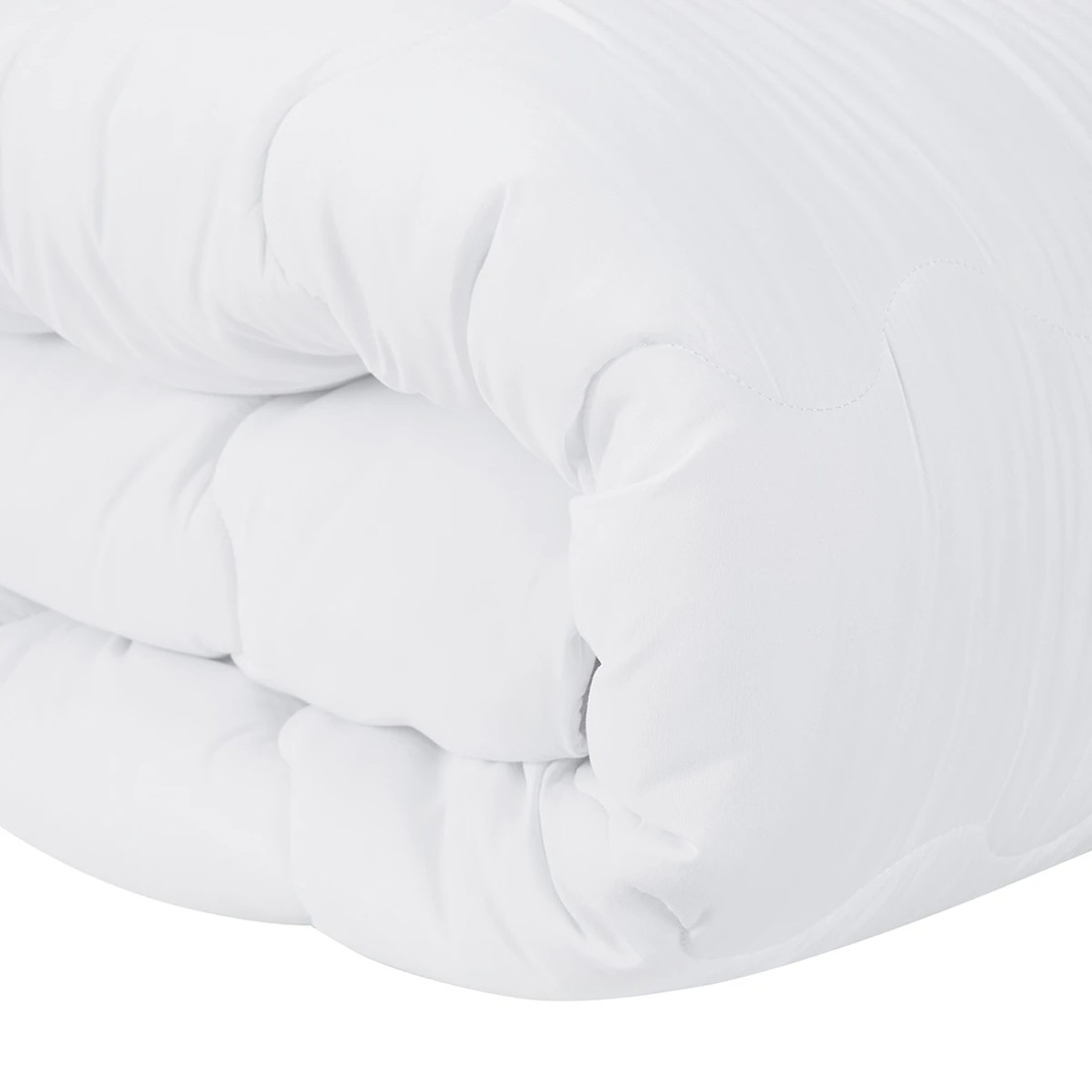3 Strapped Airflow Mattress Topper - King Bed, White, 3 of 5