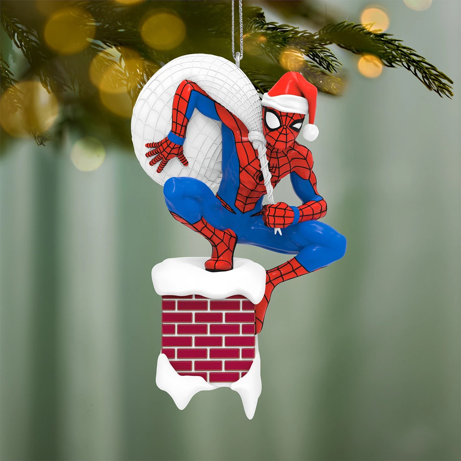 Hallmark Keepsake Special Delivery Marvel Spider - Man Christmas Tree ...