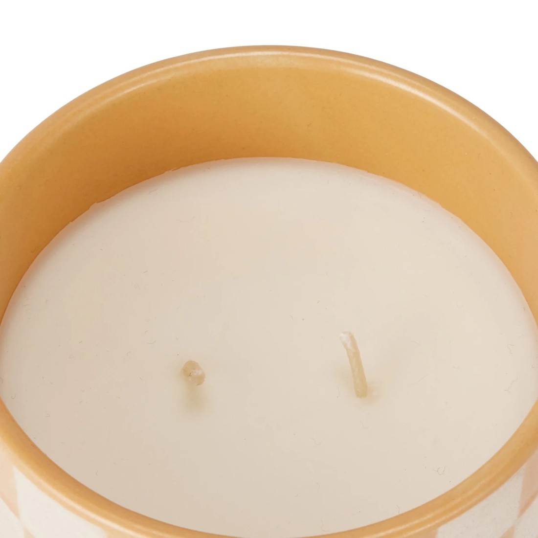 2 Fresh Pear and Freesia Check Ceramic Fragrant Candle, 2 of 10