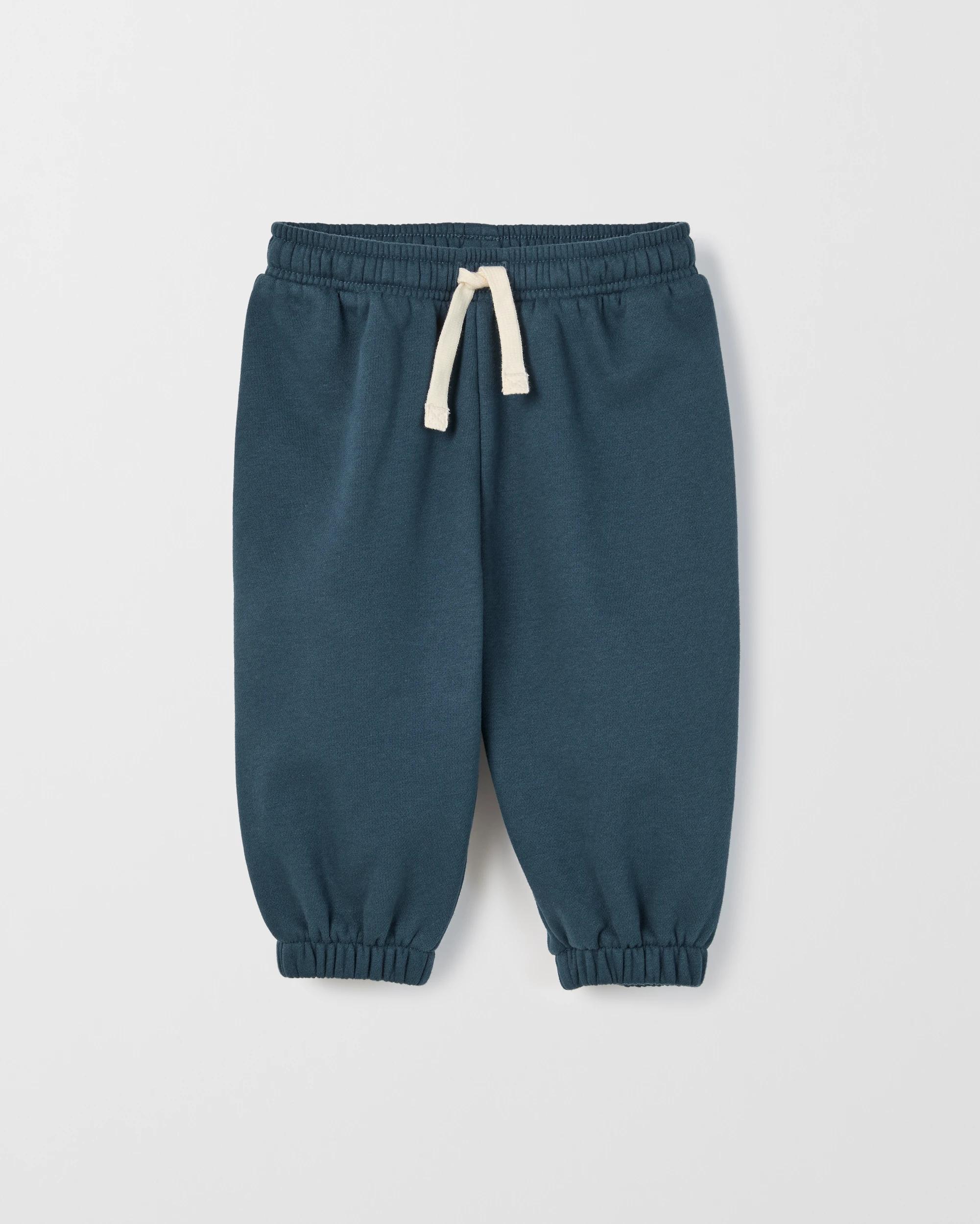 1 Target Baby Baby Australian Cotton Blend Plain Trackpants MIDNIGHT OCEAN, 1 of 1