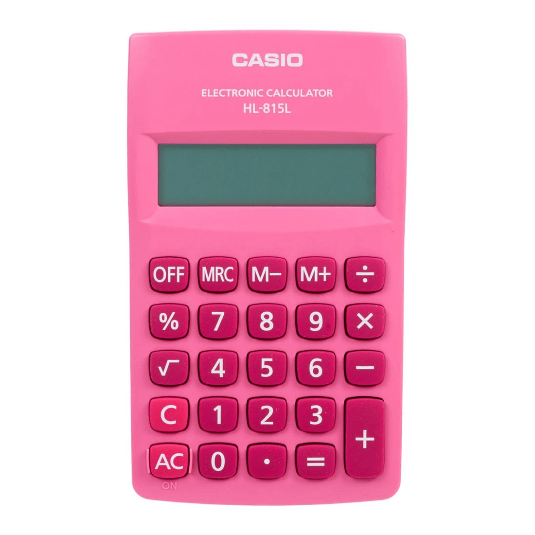 1 Casio HL-815L Pocket Calculator Pink, 1 of 4