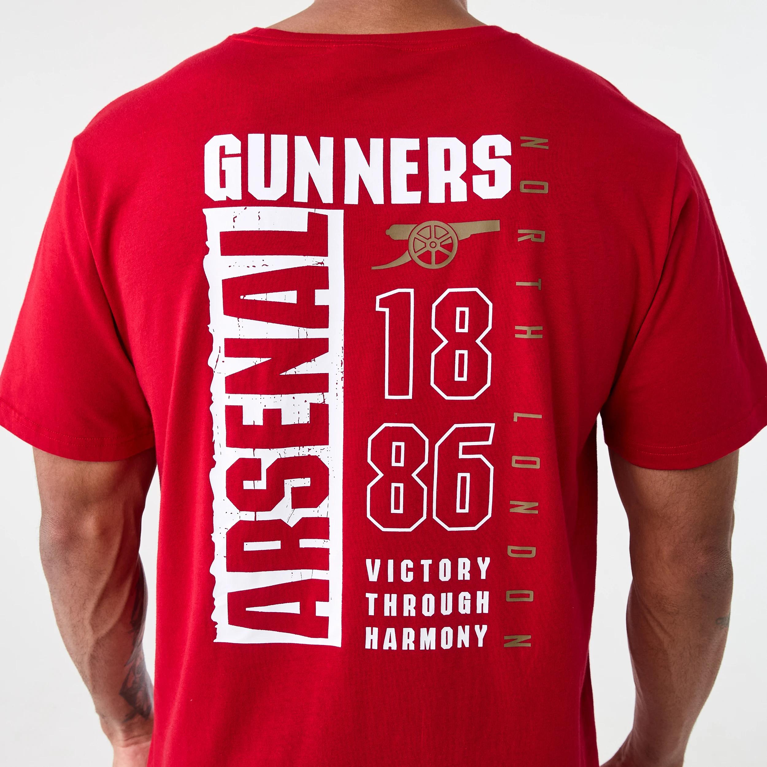 5 Official EPL Adult T-shirt RED ARSENAL, 5 of 7